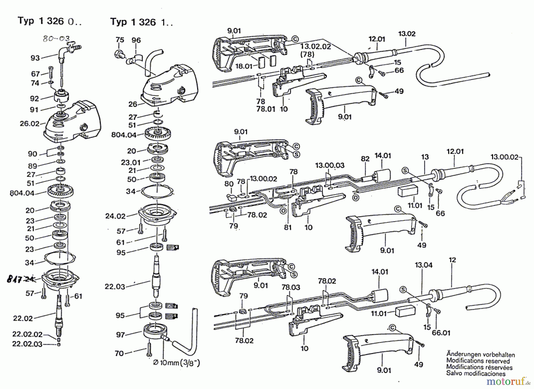  Bosch Werkzeug Winkelschleifer ---- Seite 1