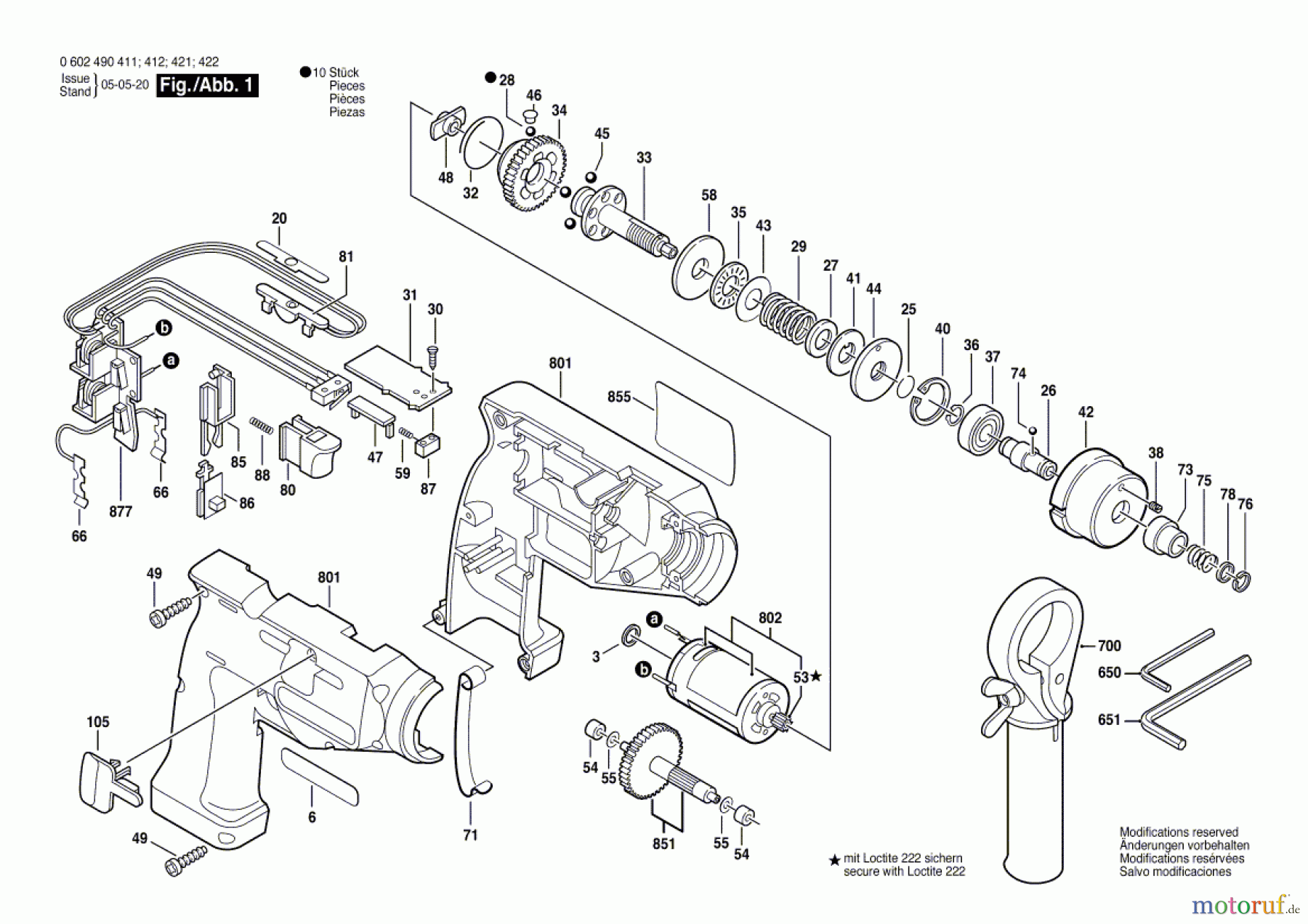  Bosch Akku Werkzeug Akku-Schrauber ---- Seite 1