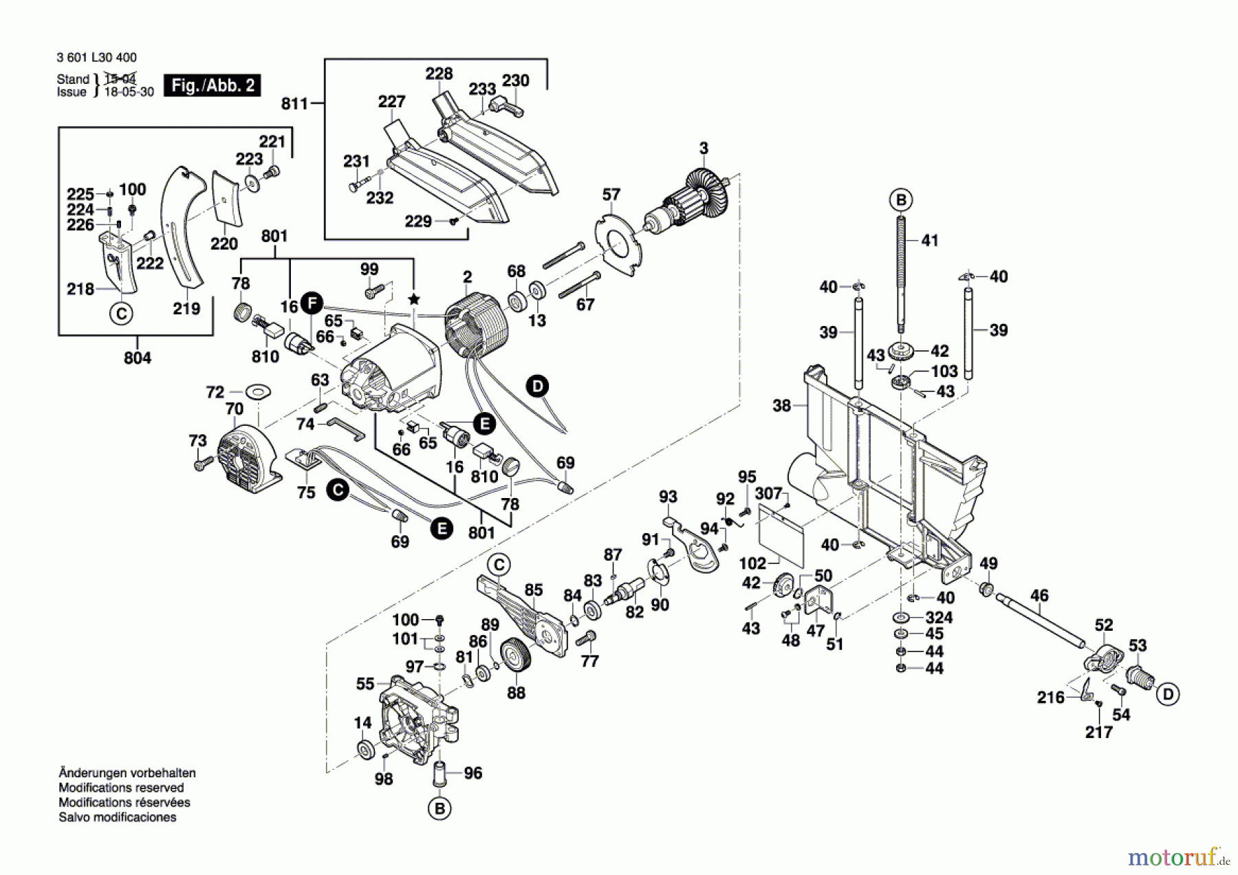  Bosch Werkzeug Tischkreissäge GTS 10 XC Seite 2