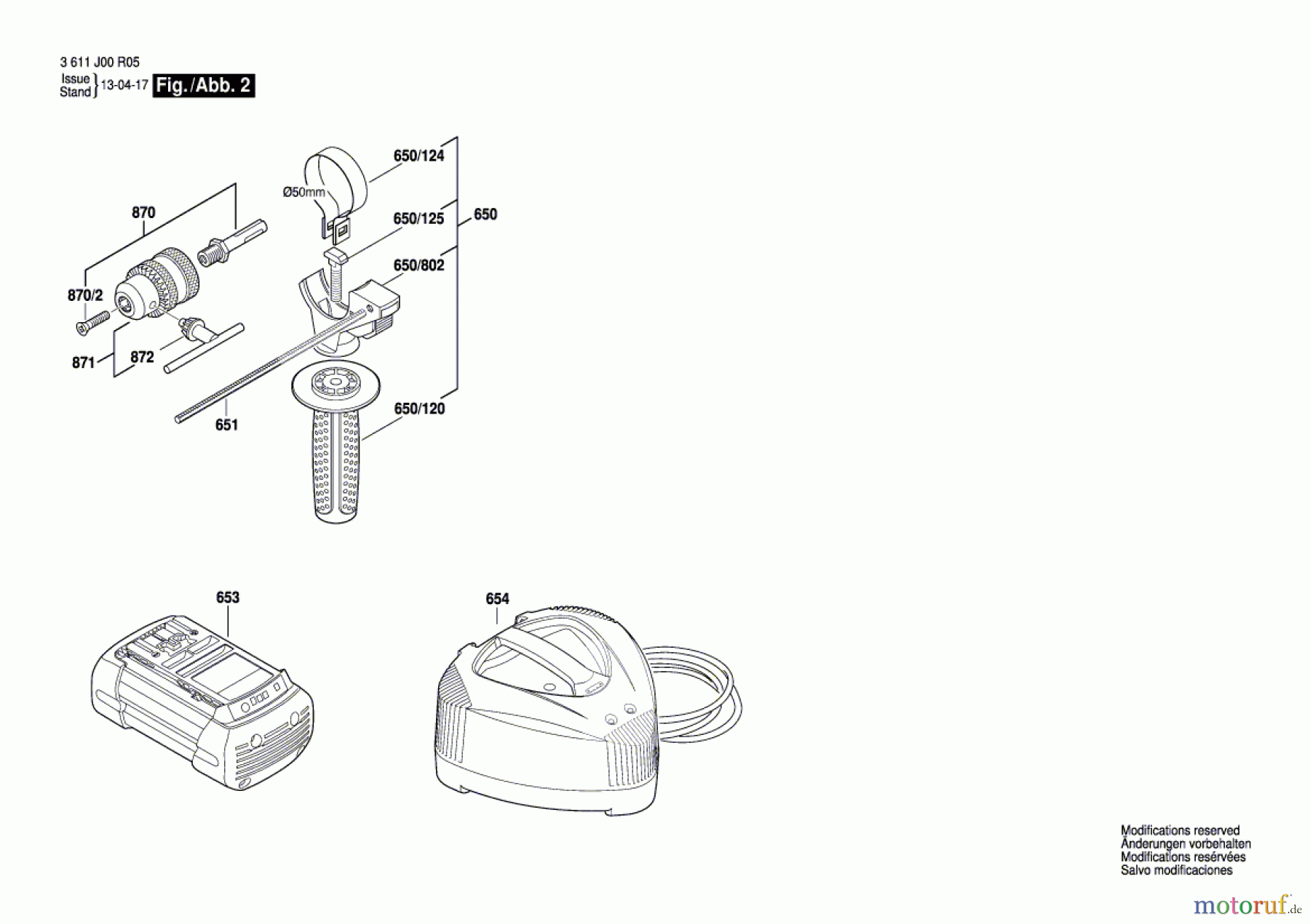  Bosch Werkzeug Bohrhammer H 36-MA Seite 2