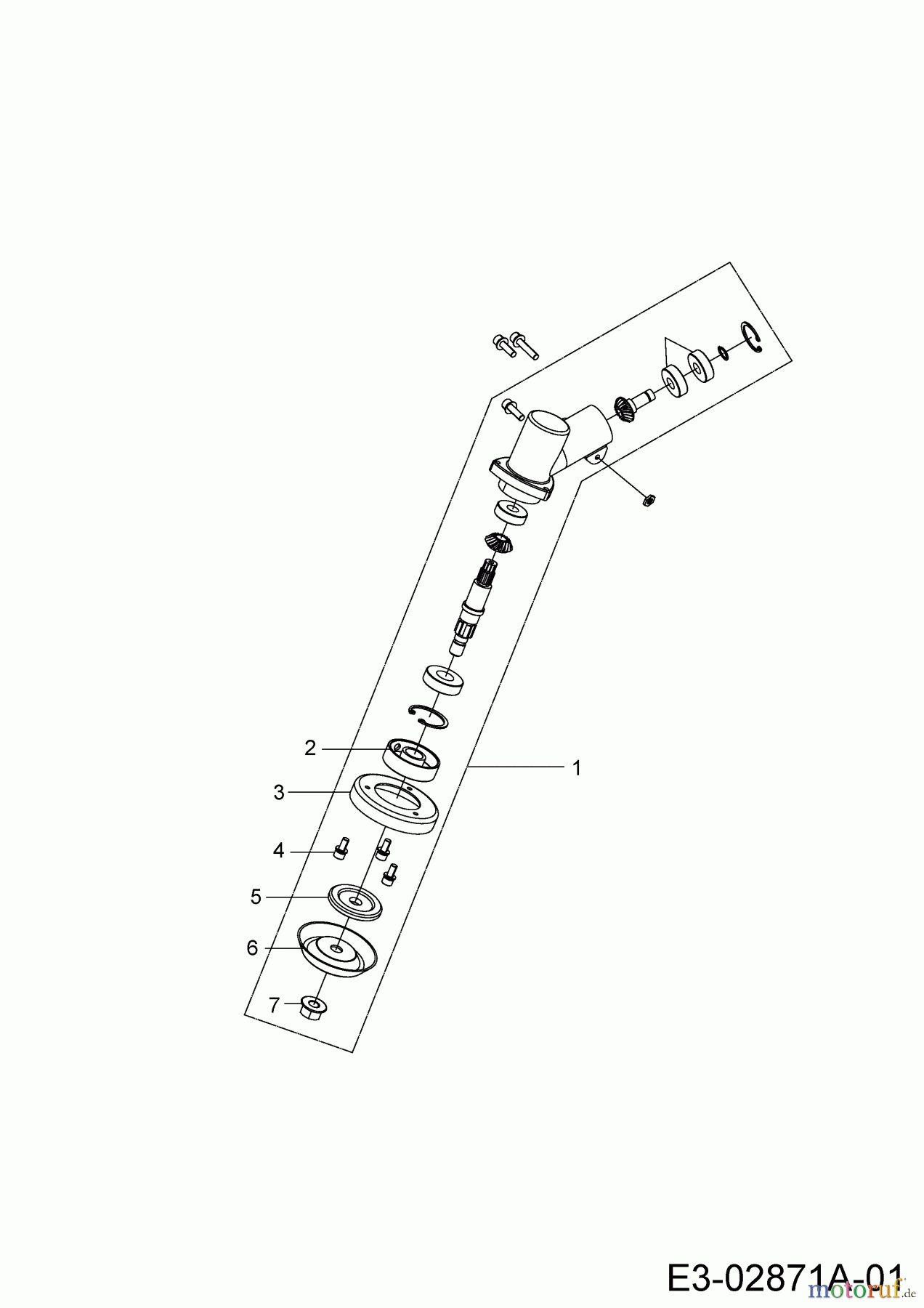  Mastercut Motorsensen 2033 B 41AD0UXB659  (2014) Winkelgetriebe