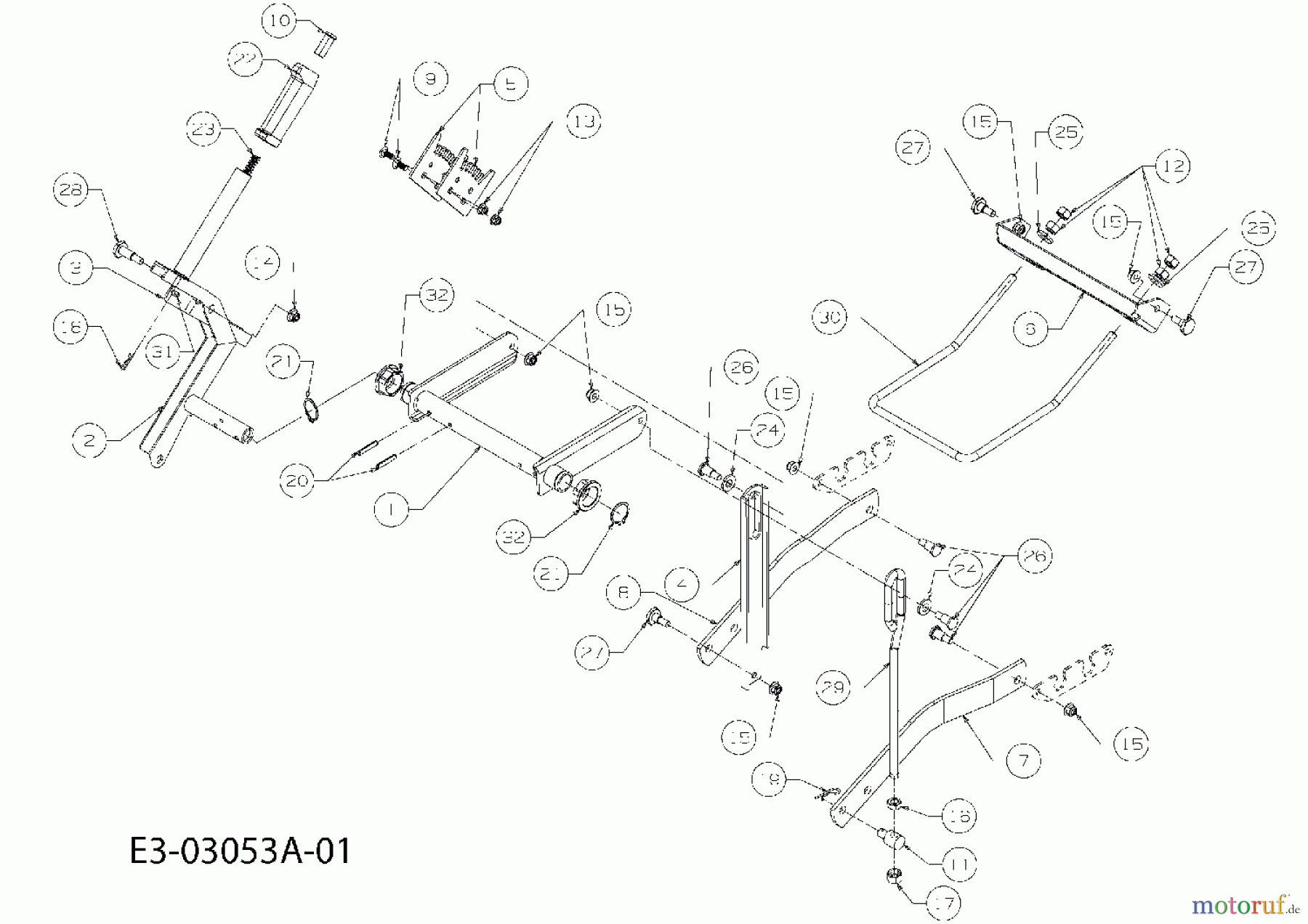  Massey Ferguson Gartentraktoren MF 21-22 GC 14A-2E7-695  (2008) Mähwerksaushebung