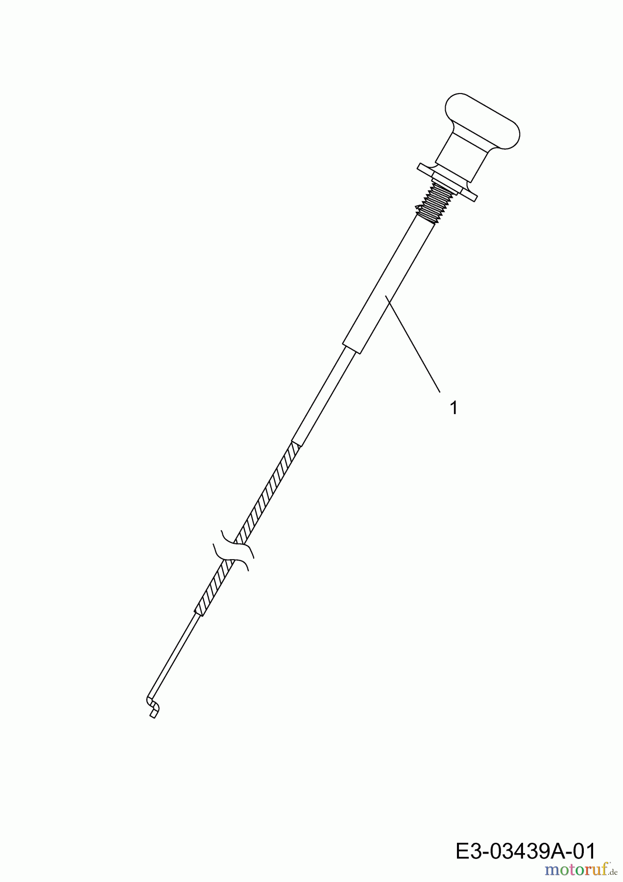  Cub Cadet Gartentraktoren GT 1223 14AP13CP603  (2006) Chokezug