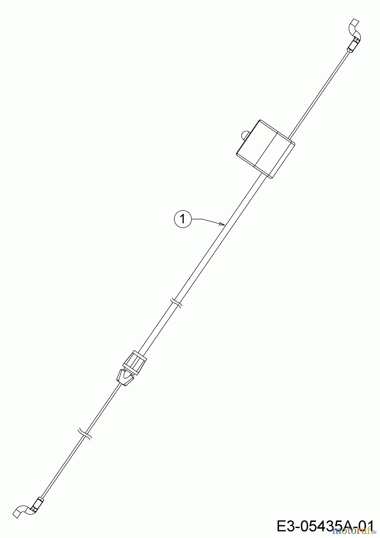  MTD Motormäher Smart 53 MB 11A-A05B600  (2017) Bremszug