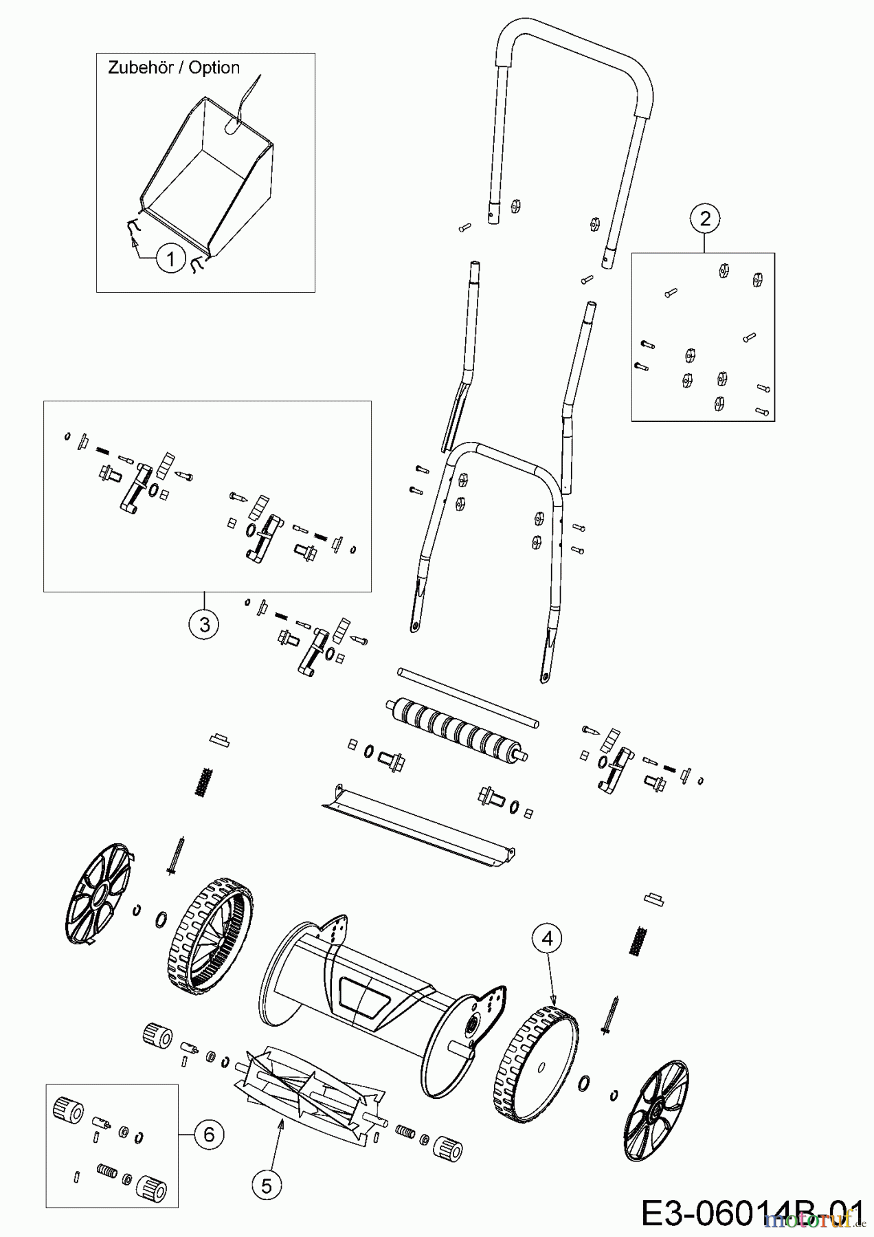  Wolf-Garten Spindelmäher TT 350 S 15A-BA--650  (2016) Grundgerät