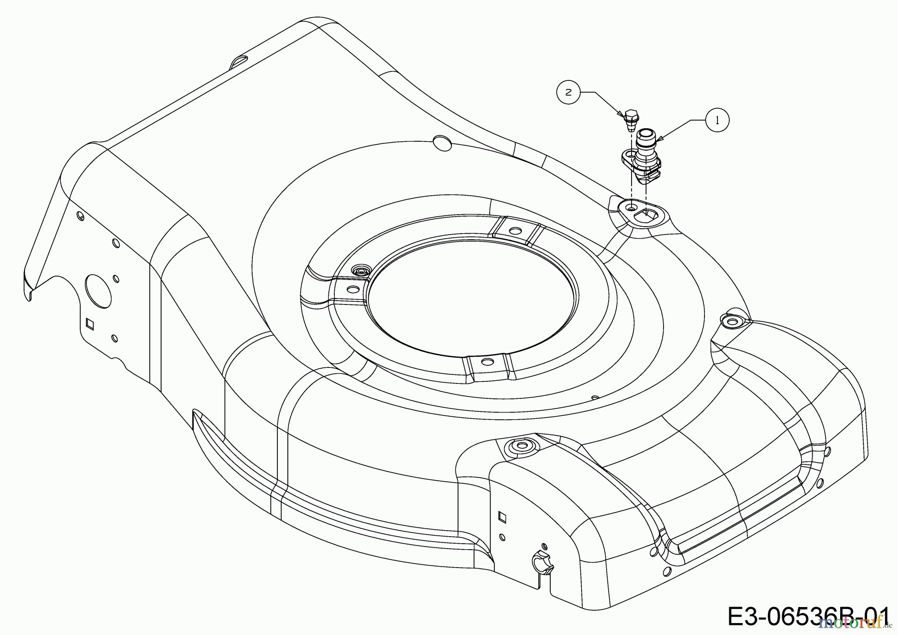  Cub Cadet Motormäher mit Antrieb CC 46 SPC V 12BVK1KC603  (2017) Waschdüse