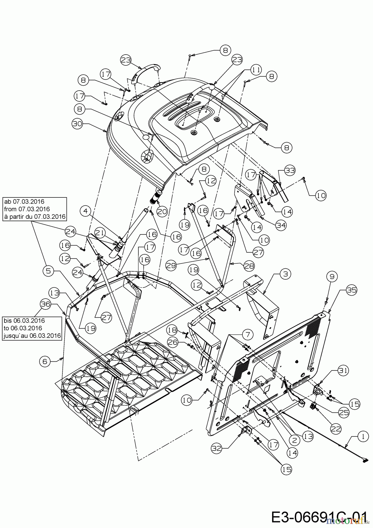  Massey Ferguson Rasentraktoren MF 41-18 RH 13HJ99GN695  (2016) Grasfangeinrichtung