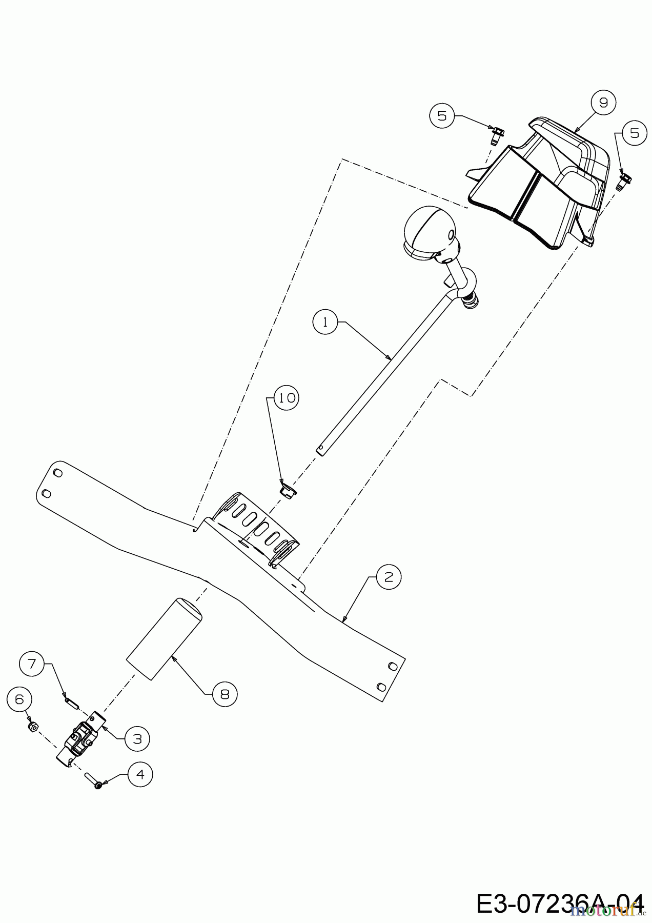 Cub Cadet Schneefräsen 221 LHP 31AR2T6D603 (2015) Drehsteuerung Auswurf