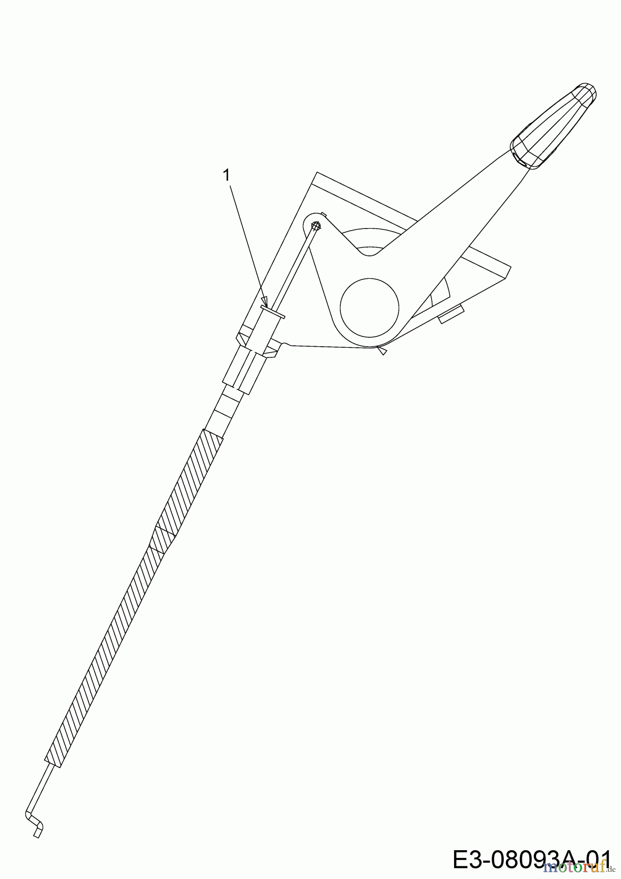  MTD Rasentraktoren LE 180/92 H 13IT71KE676  (2018) Gaszug