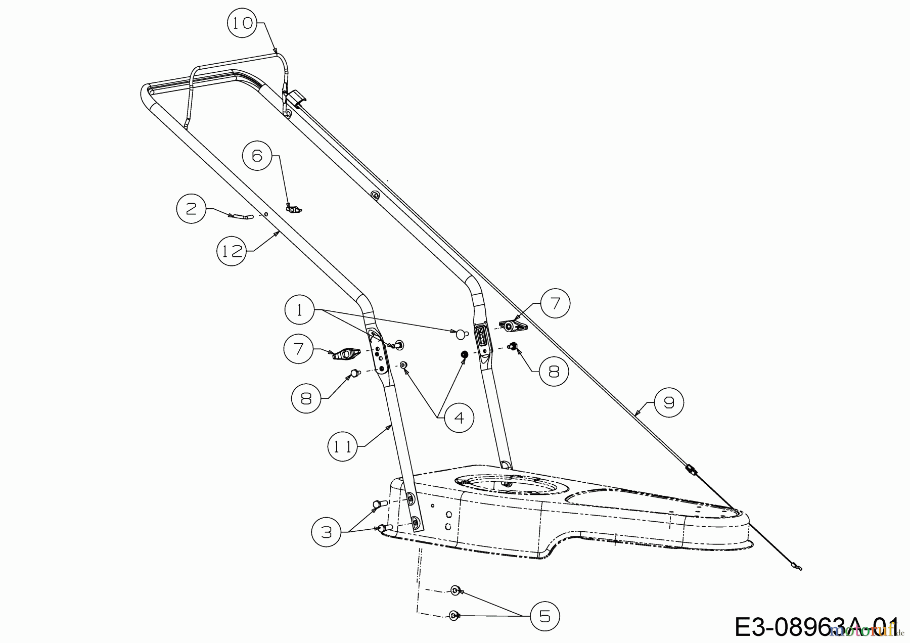  MTD Motorfadenmäher 22