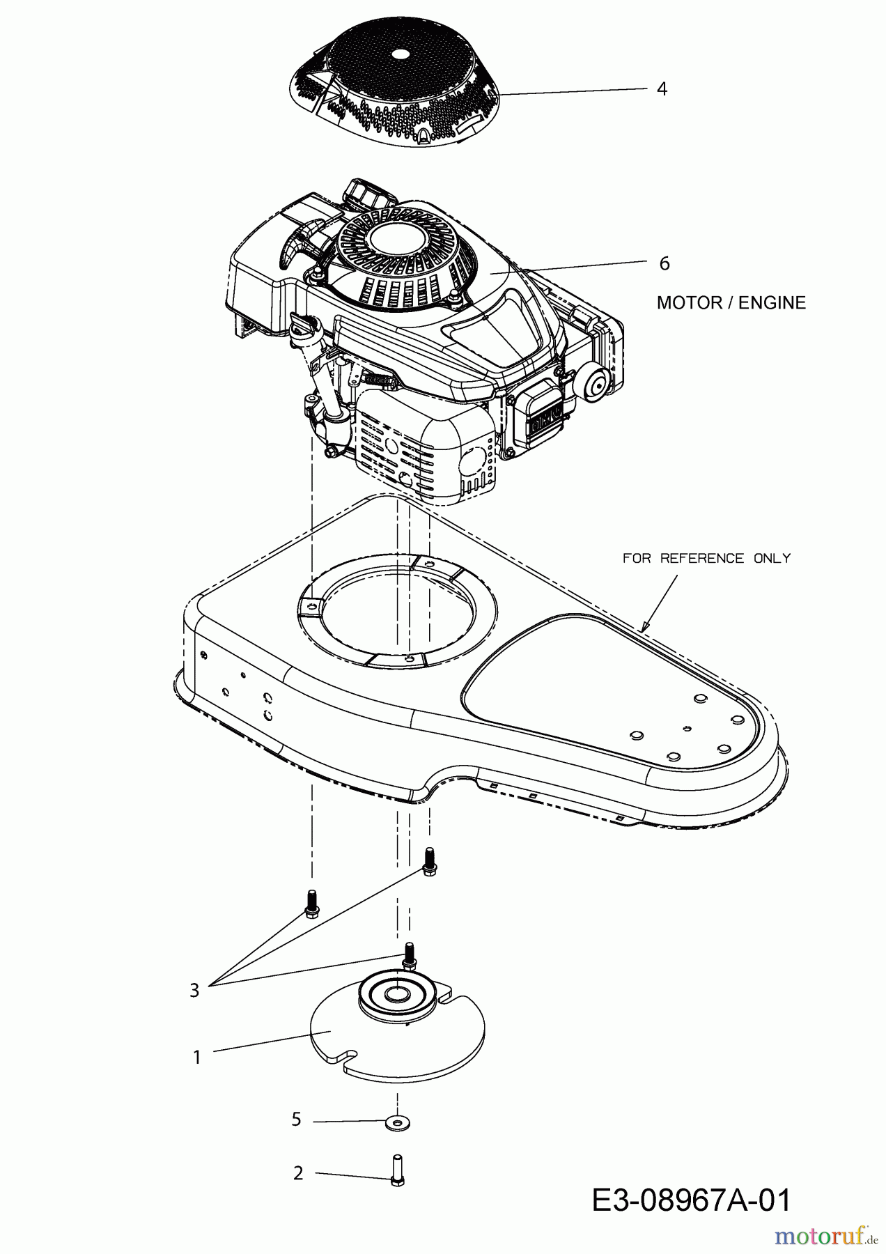  Cub Cadet Kantenschneider Wheeled String Trimmer 25A-262J756  (2015) Motor, Motorzubehör