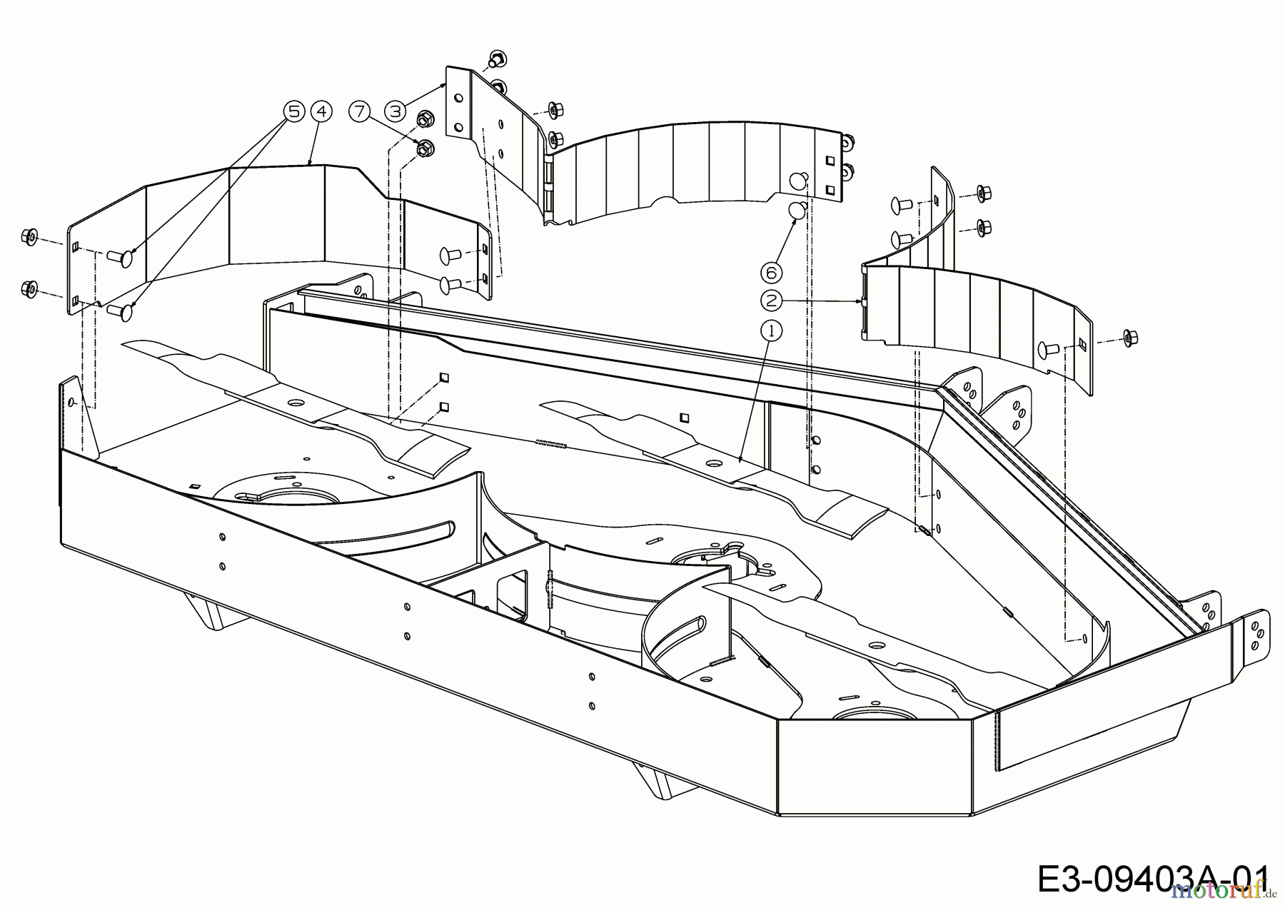  Cub Cadet Zero Turn Z 5 Pro Series 60 53RIHJUV603  (2017) Mulch Kit