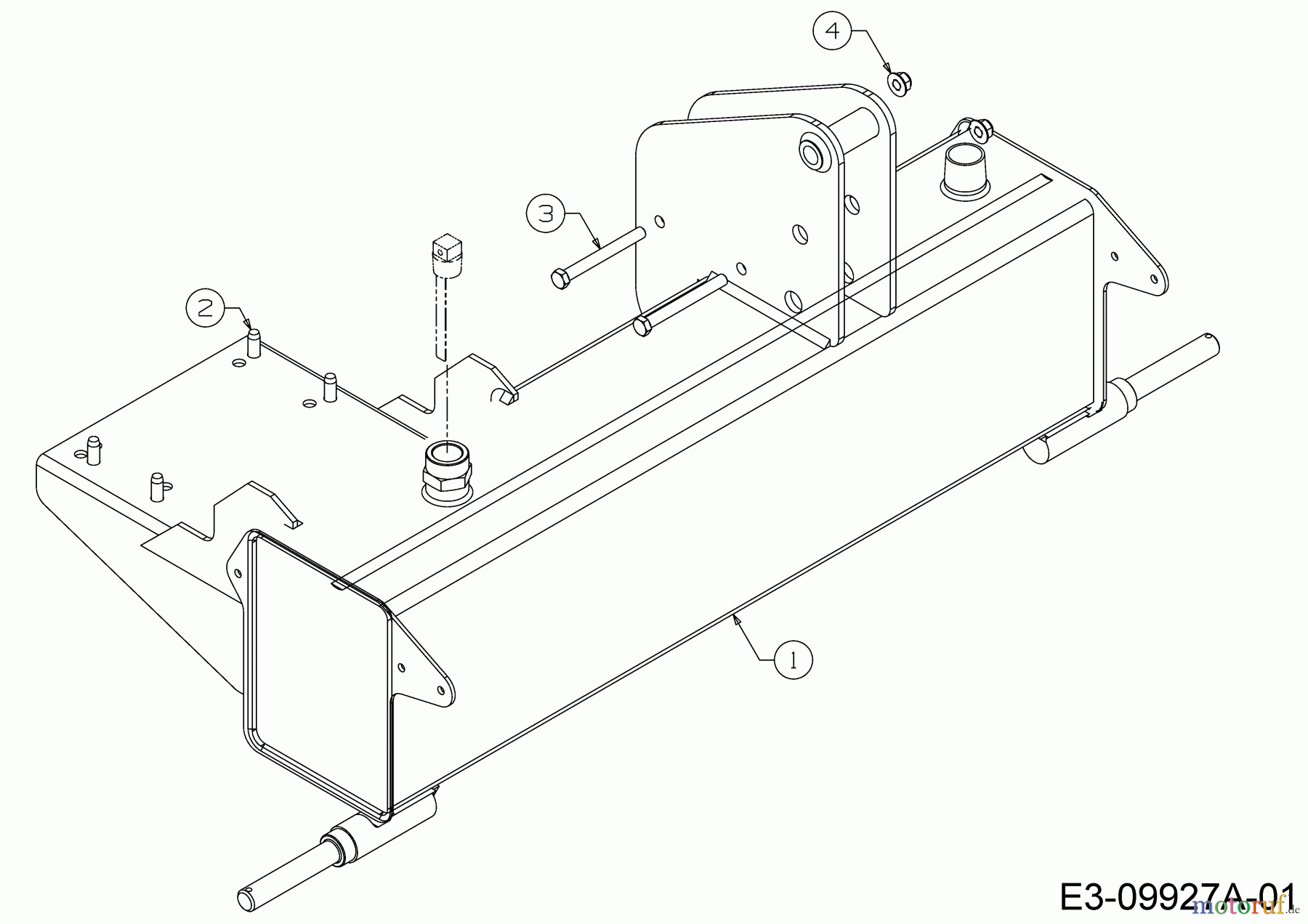  Troy-Bilt Holzspalter TB 33 LS 24BL59M5766  (2015) Öltank