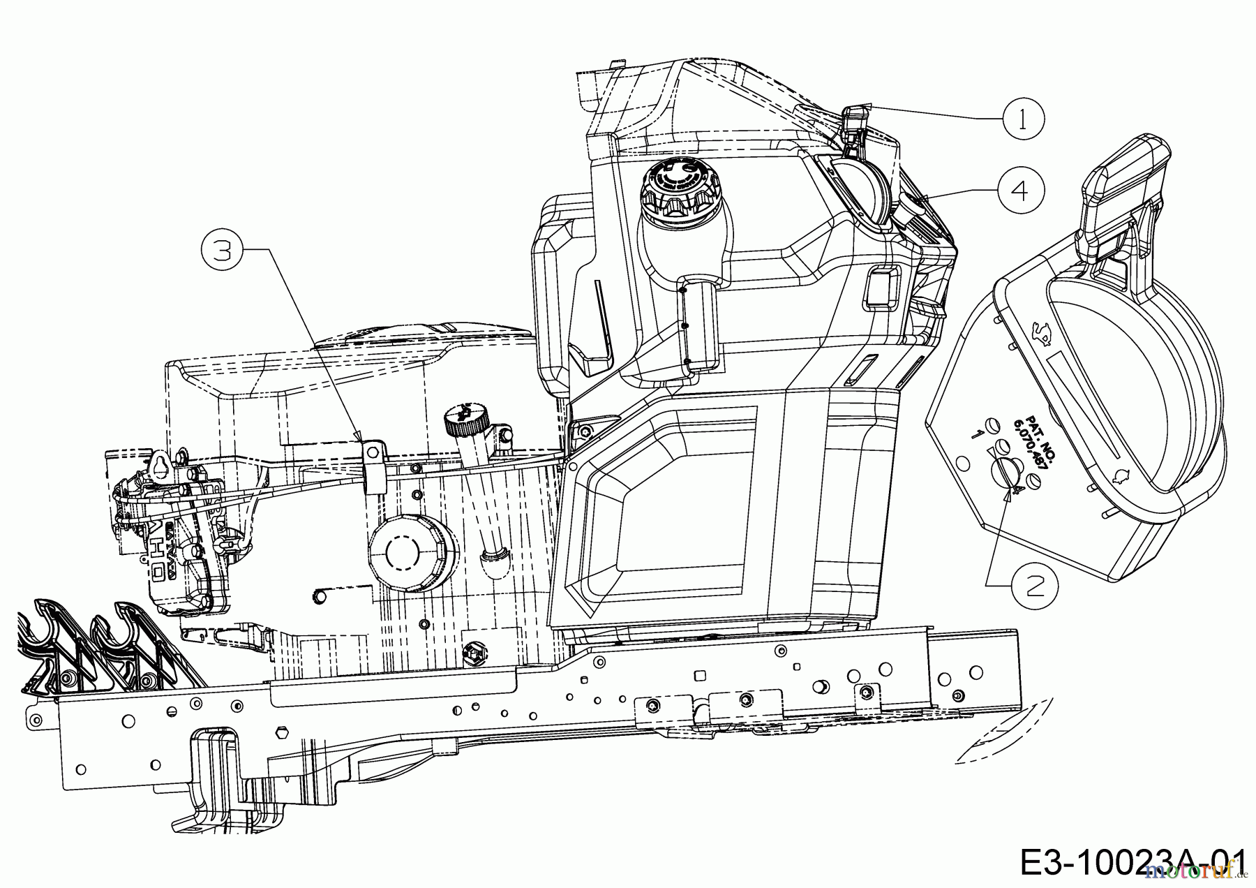  Cub Cadet Rasentraktoren XT3 QR106 13AIA5CR603  (2017) Choke- und Gaszug