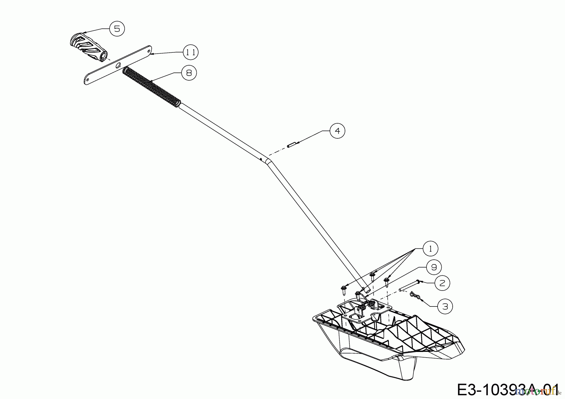  MTD Zubehör Zubehör Garten- und Rasentraktoren Mulch Kits für A Serie (NX-15) mit Mähwerk R 196-550-000  (2017) Mulch Kit