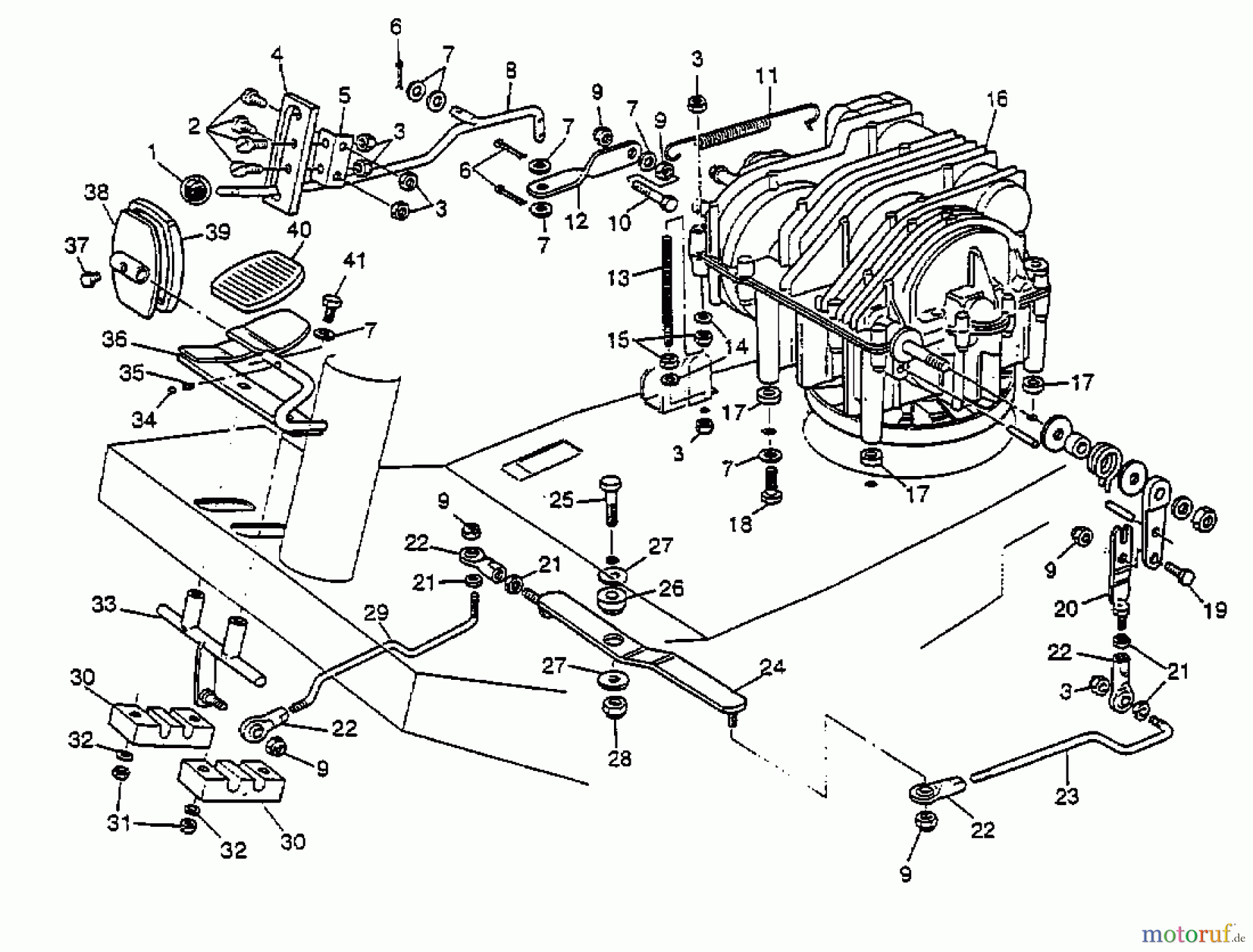  Yard-Man Rasentraktoren FH 125 13A-526-643  (2000) Hydrostat