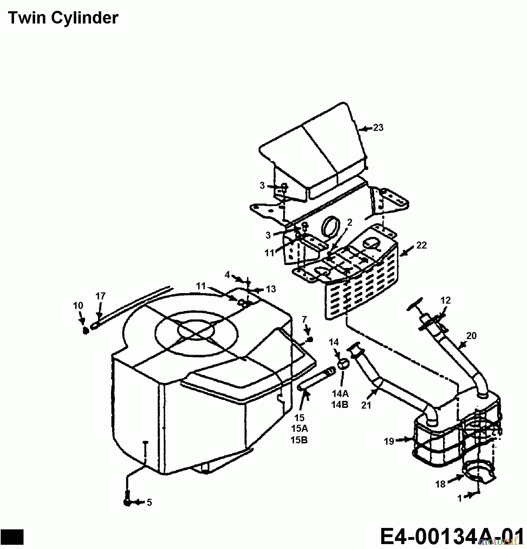  Brill Rasentraktoren 102/13 RTH 136N767N629  (1996) Motorzubehör