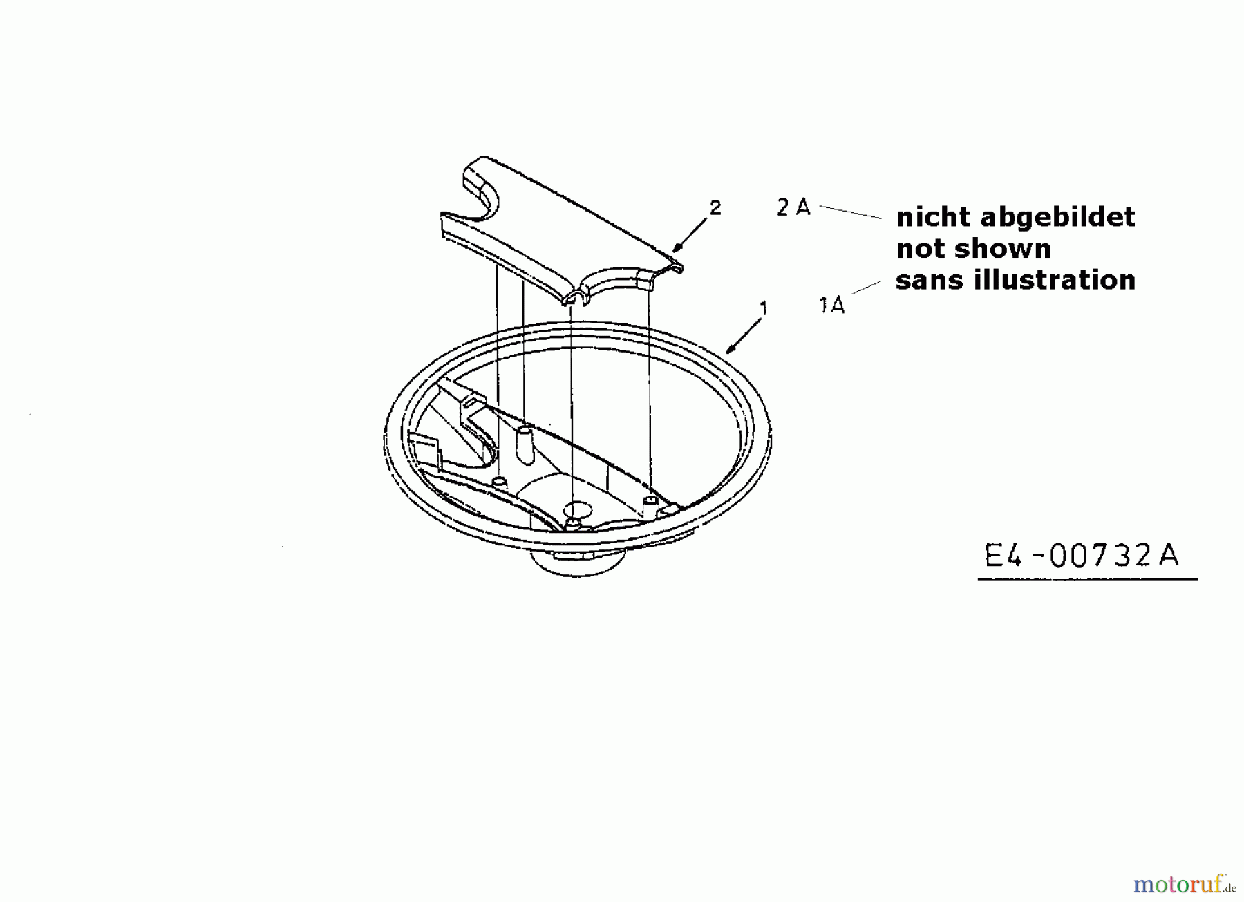  MTD ältere Modelle Rasentraktoren Sprinto 13A-33E-678  (2004) Lenkrad