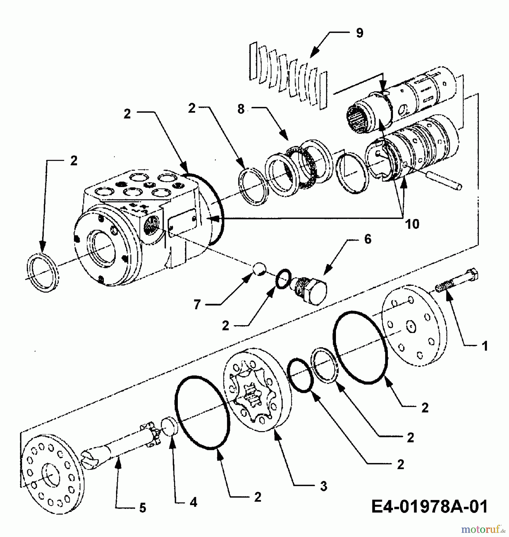  Cub Cadet Gartentraktoren HDS 3235 14A-676-100  (1998) Hydraulikpumpe Lenkung