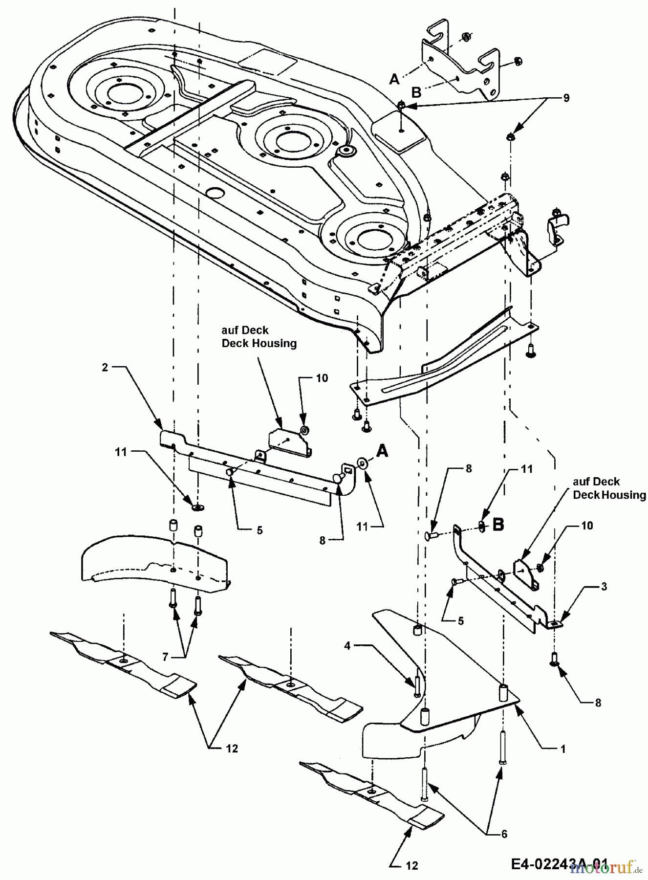  MTD Zubehör Zubehör Garten- und Rasentraktoren Mulch Kits für CC 3000 SD Serie mit Mähwerk 48