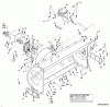 MTD Zubehör Schneefräsen für CC 3000 SD Serie (45"/114cm) 190-353-100 (1998) Ersatzteile Fräsgehäuse, Gelenkwelle