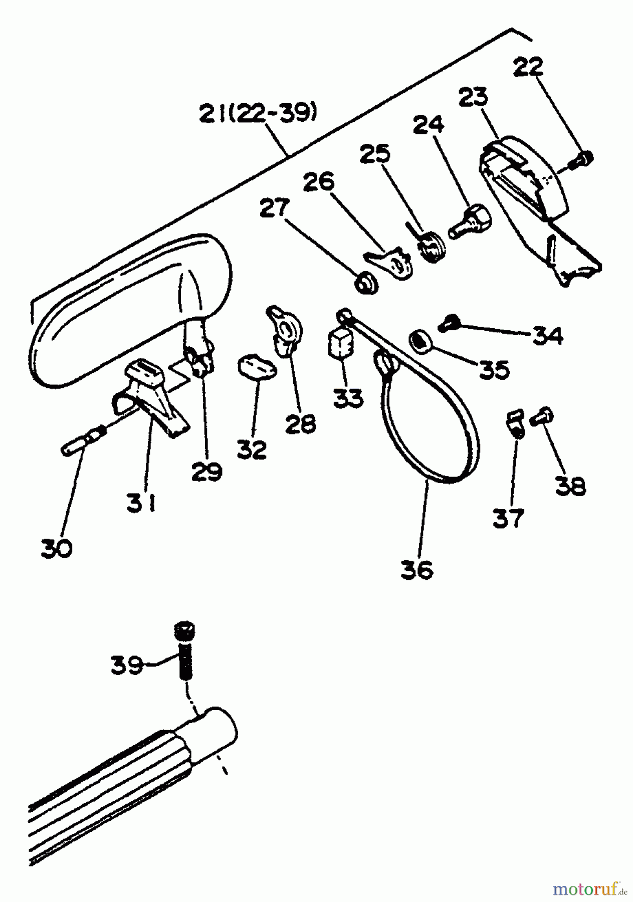 Echo Sägen, Kettensägen CS-510EVLP - Echo Chainsaw Chain Brake