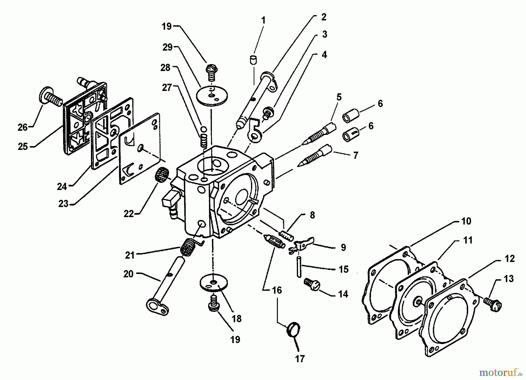  Echo Rettungssäge QV-6700  Carburetor