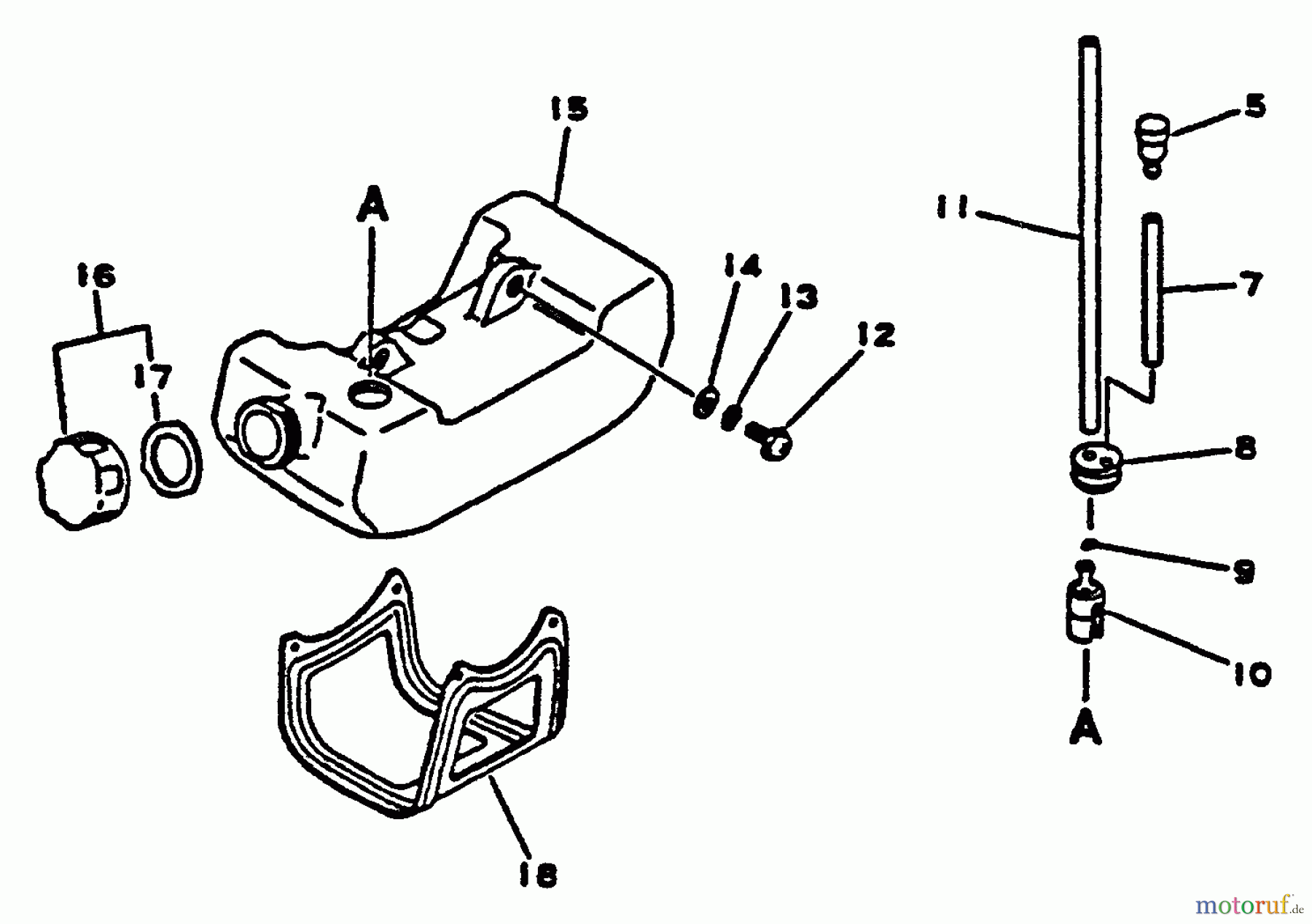  Echo Trimmer, Faden / Bürste GT-2102 - Echo String Trimmer Fuel System