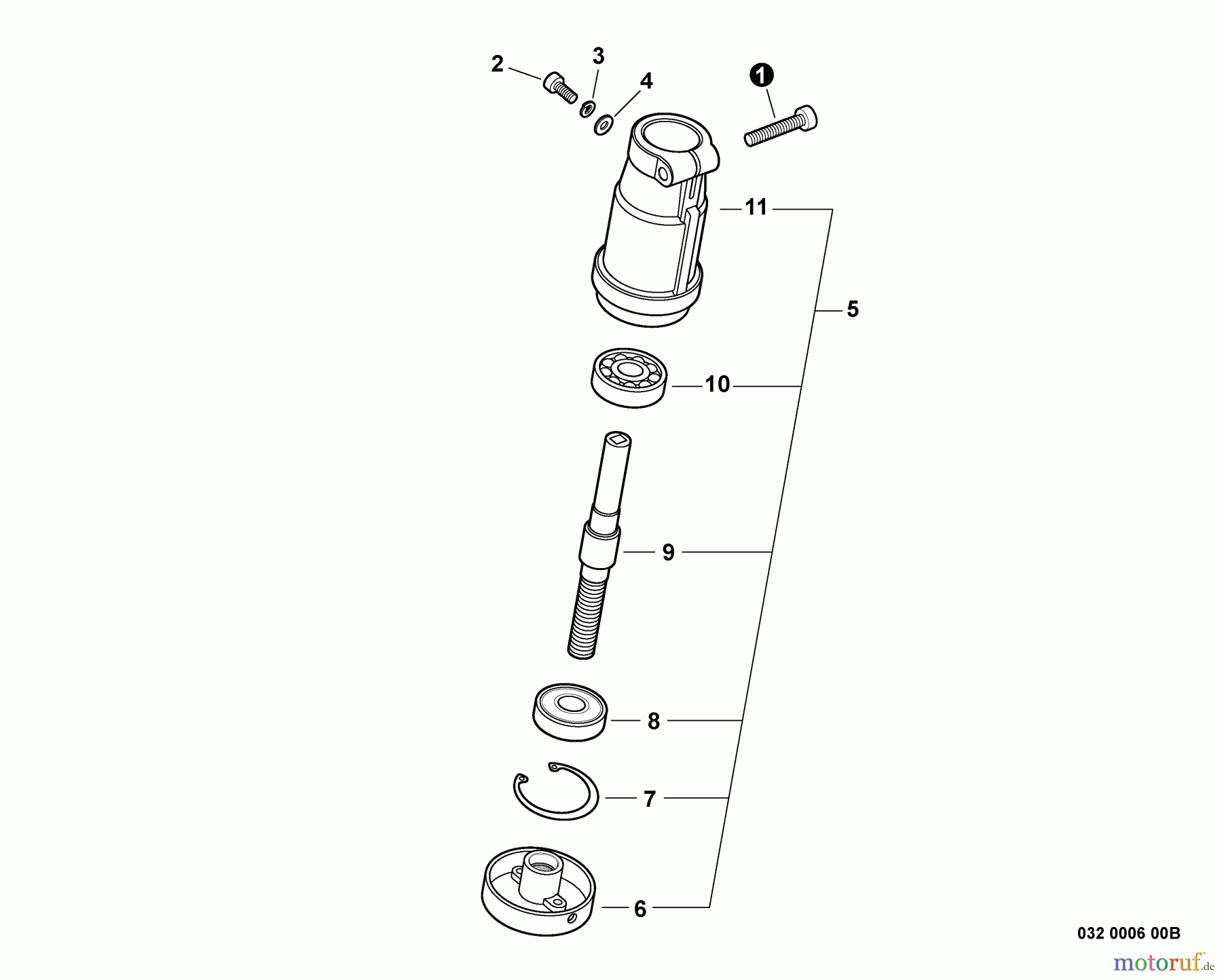  Echo Trimmer, Faden / Bürste GT-225 - Echo String Trimmer, S/N:S09911001001 - S09911999999 Gear Case