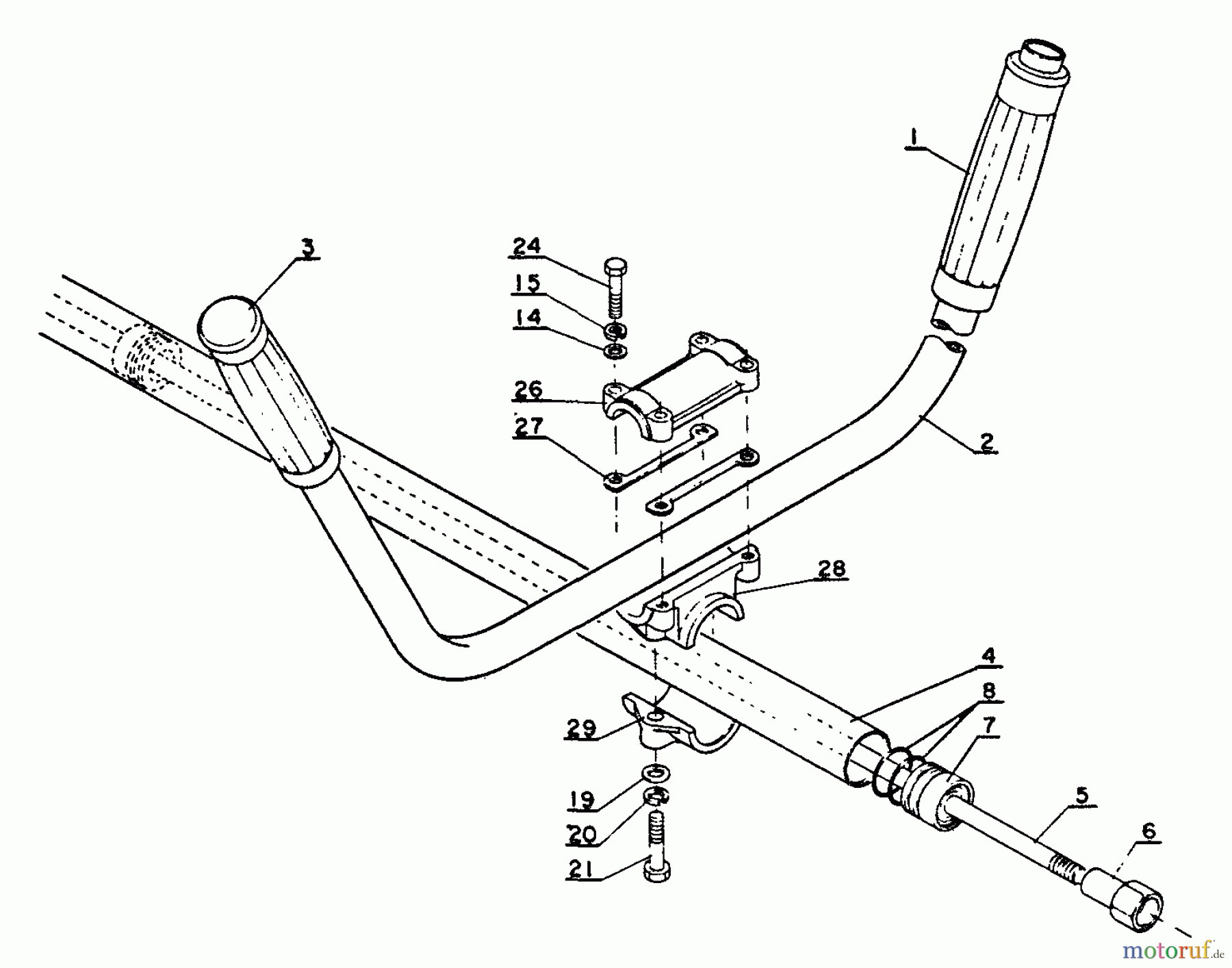  Echo Trimmer, Faden / Bürste SRM-202FA - Echo String Trimmer Handles