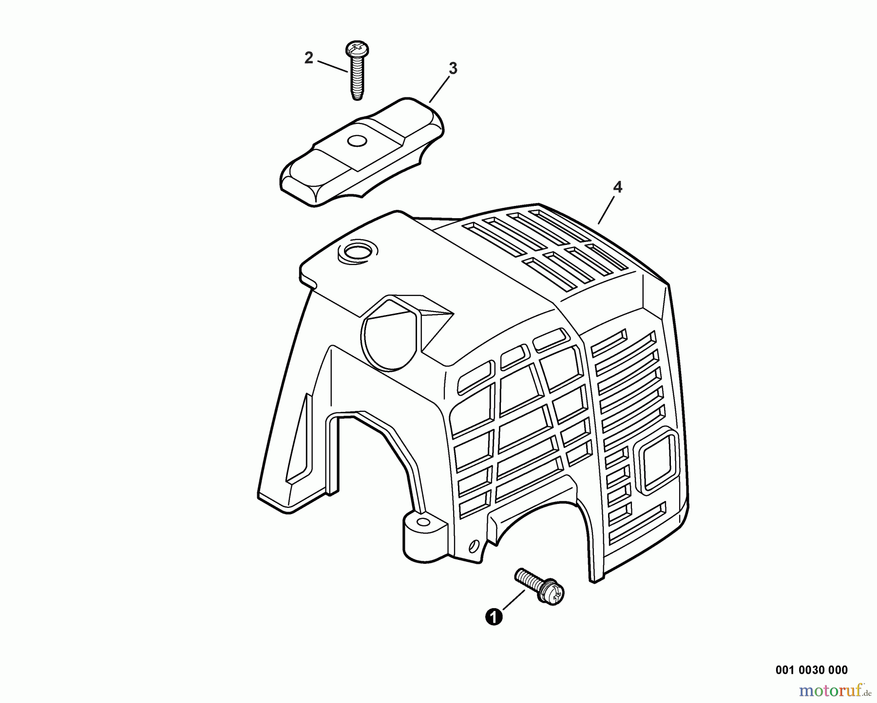  Echo Trimmer, Faden / Bürste SRM-22GES - Echo String Trimmer Engine Cover