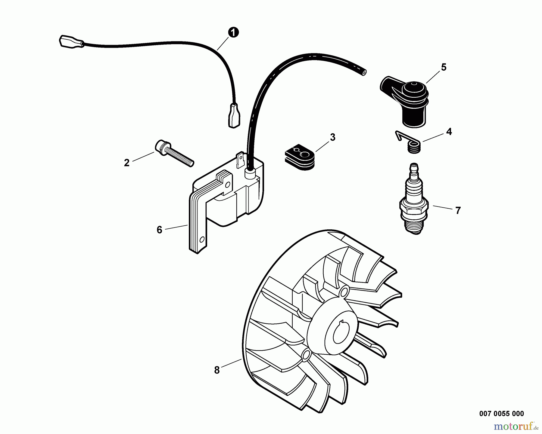Echo Trimmer, Faden / Bürste SRM-22GESU - Echo String Trimmer, Ignition