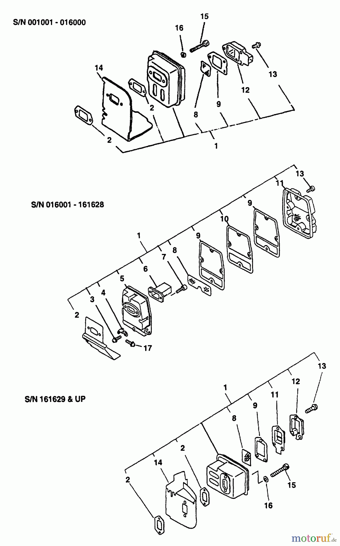  Echo Trimmer, Faden / Bürste SRM-2410 - Echo String Trimmer (Type 1) Exhaust