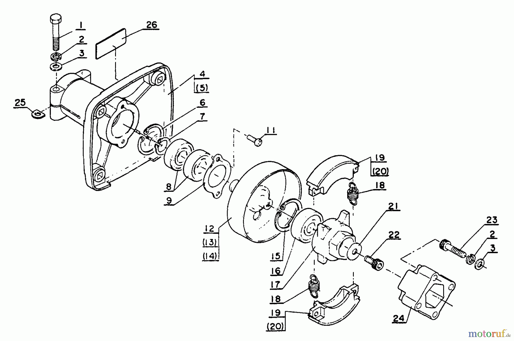  Echo Trimmer, Faden / Bürste SRM-302ADX - Echo String Trimmer Clutch