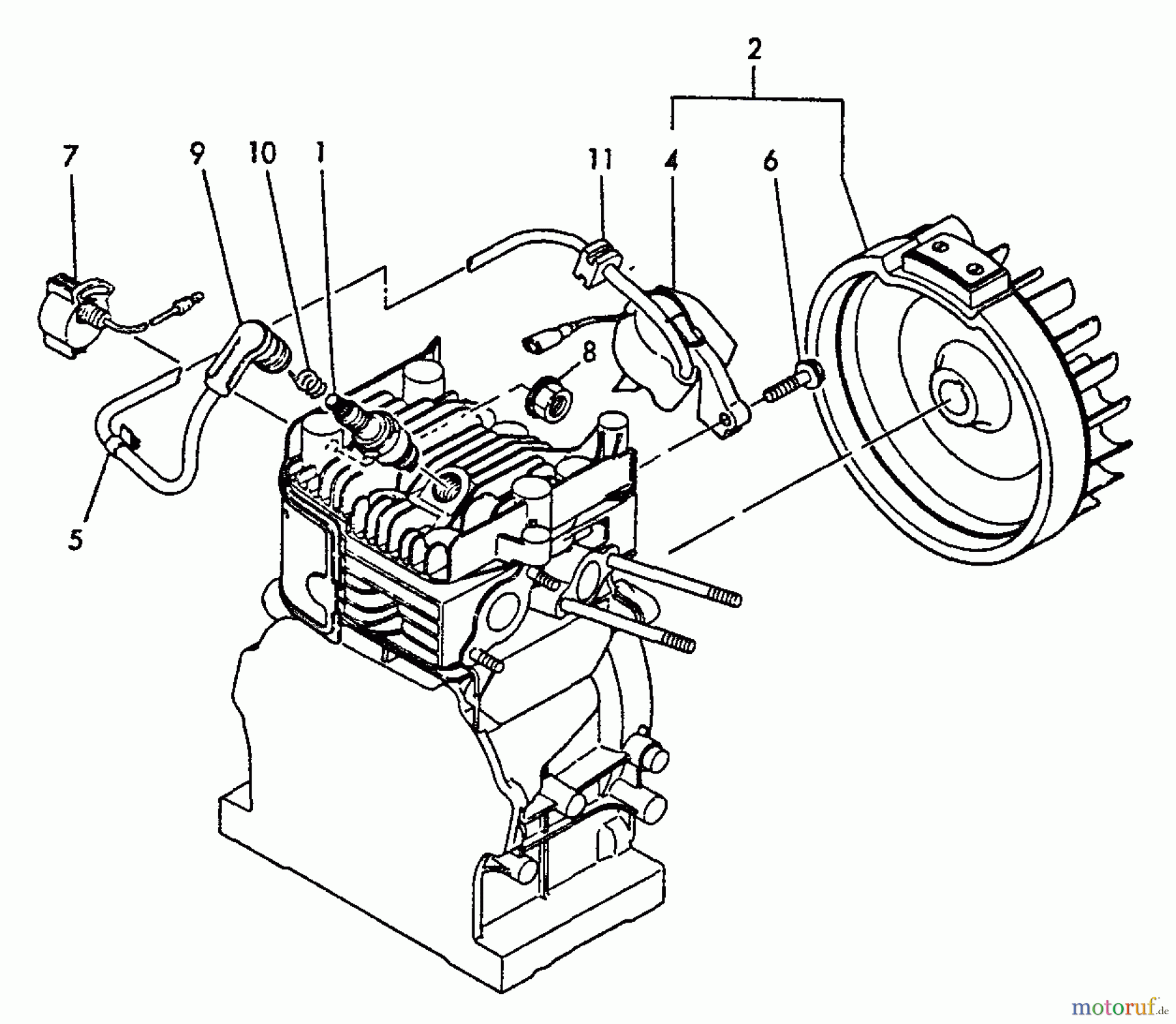 Echo Wasserpumpen WP-2000 - Echo Water Pump, S/N: A1010 - A9999 Ignition, STOP SWITCH