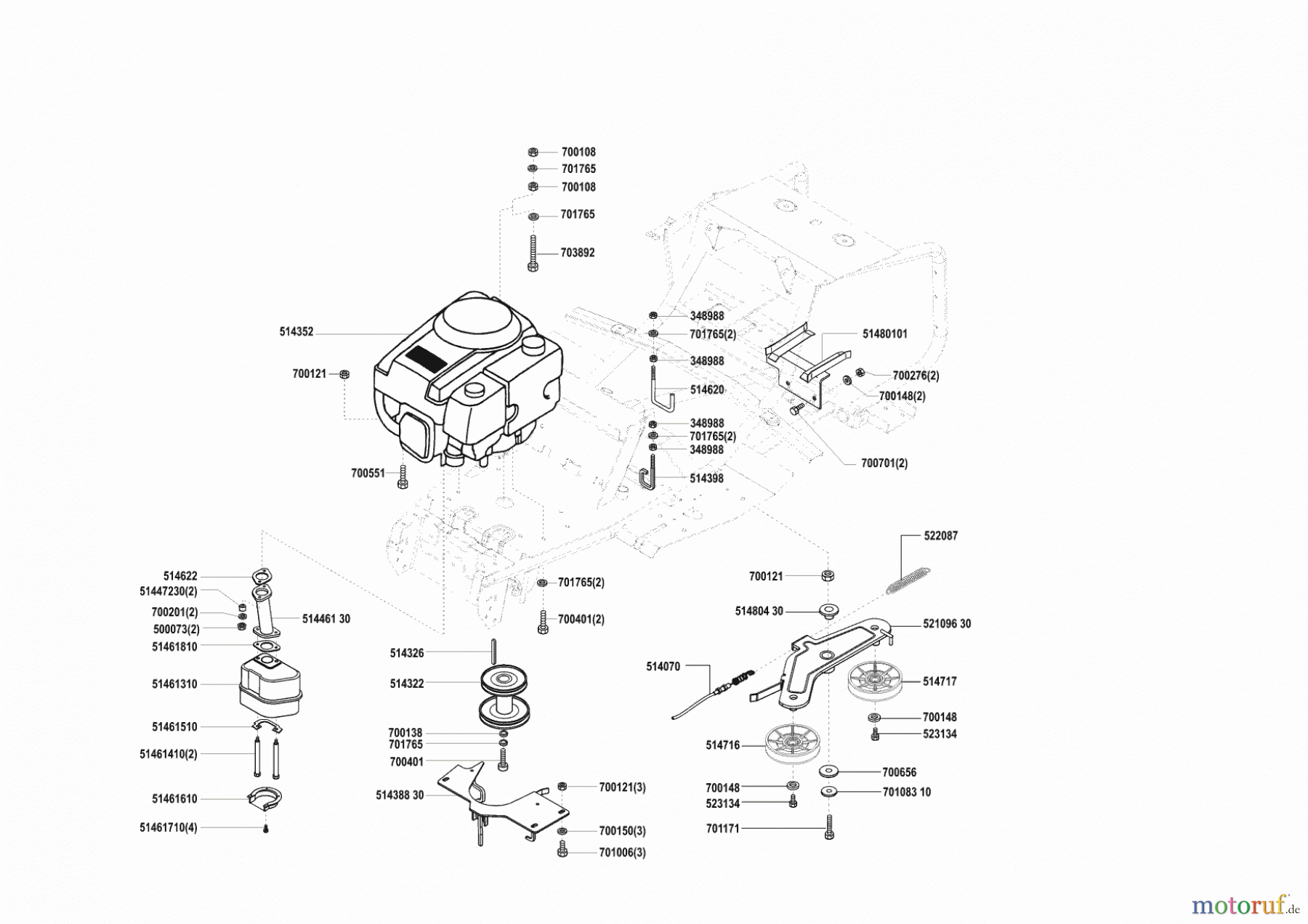  Concord Gartentechnik Rasentraktor T13-85 HD-H vor 02/1999 Seite 4