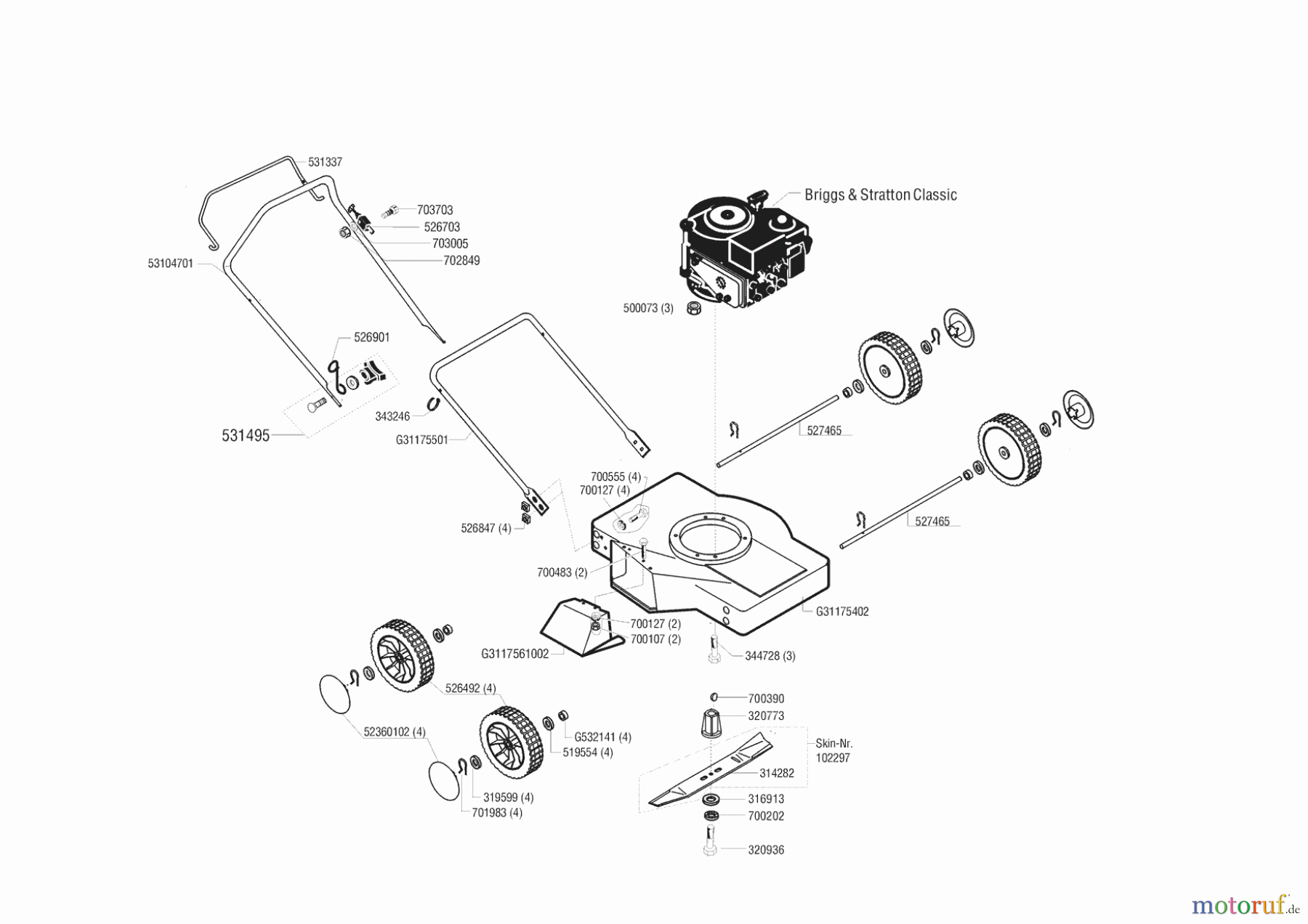  Sigma Gartentechnik Benzinrasenmäher 46 BS  00/0 Seite 1