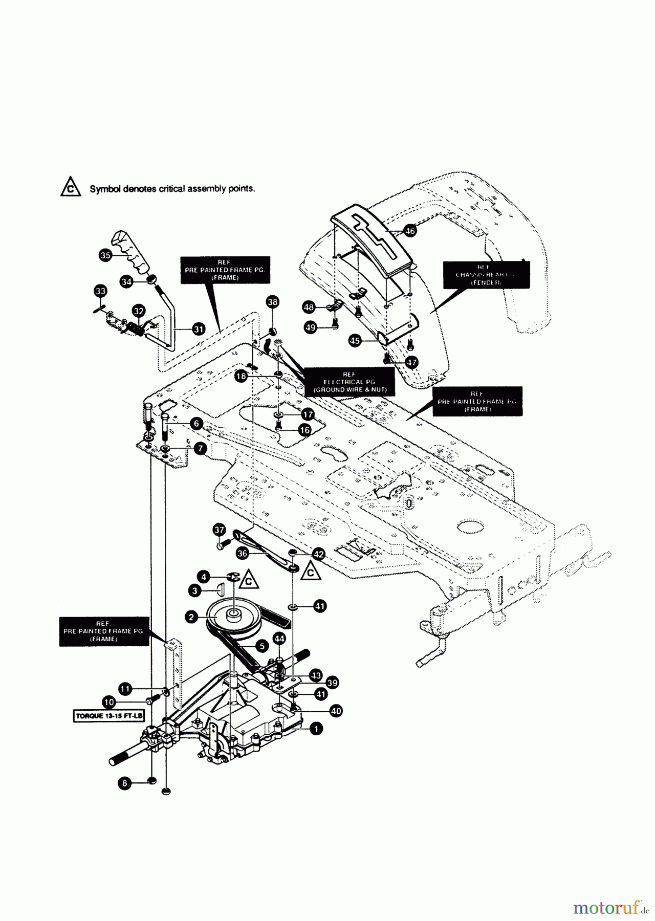 AL-KO Gartentechnik Rasentraktor T 16/110 SD ab 01/1996 Seite 8