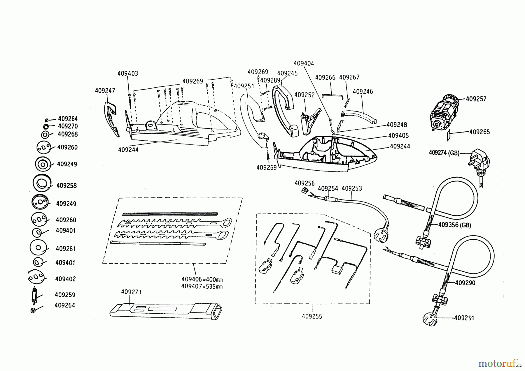  AL-KO Gartentechnik Heckenscheren HE 500 S  03/1998 Seite 1