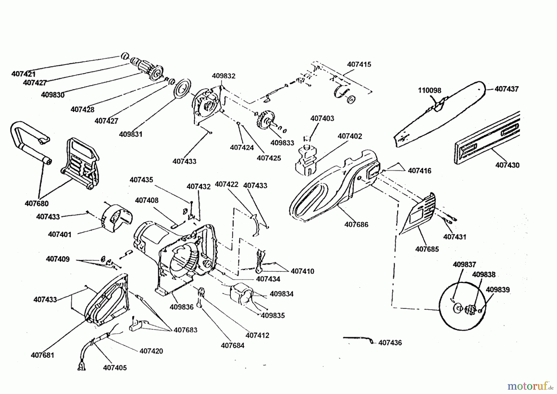  AL-KO Gartentechnik Kettensägen KE 40-18  01/2000 Seite 1