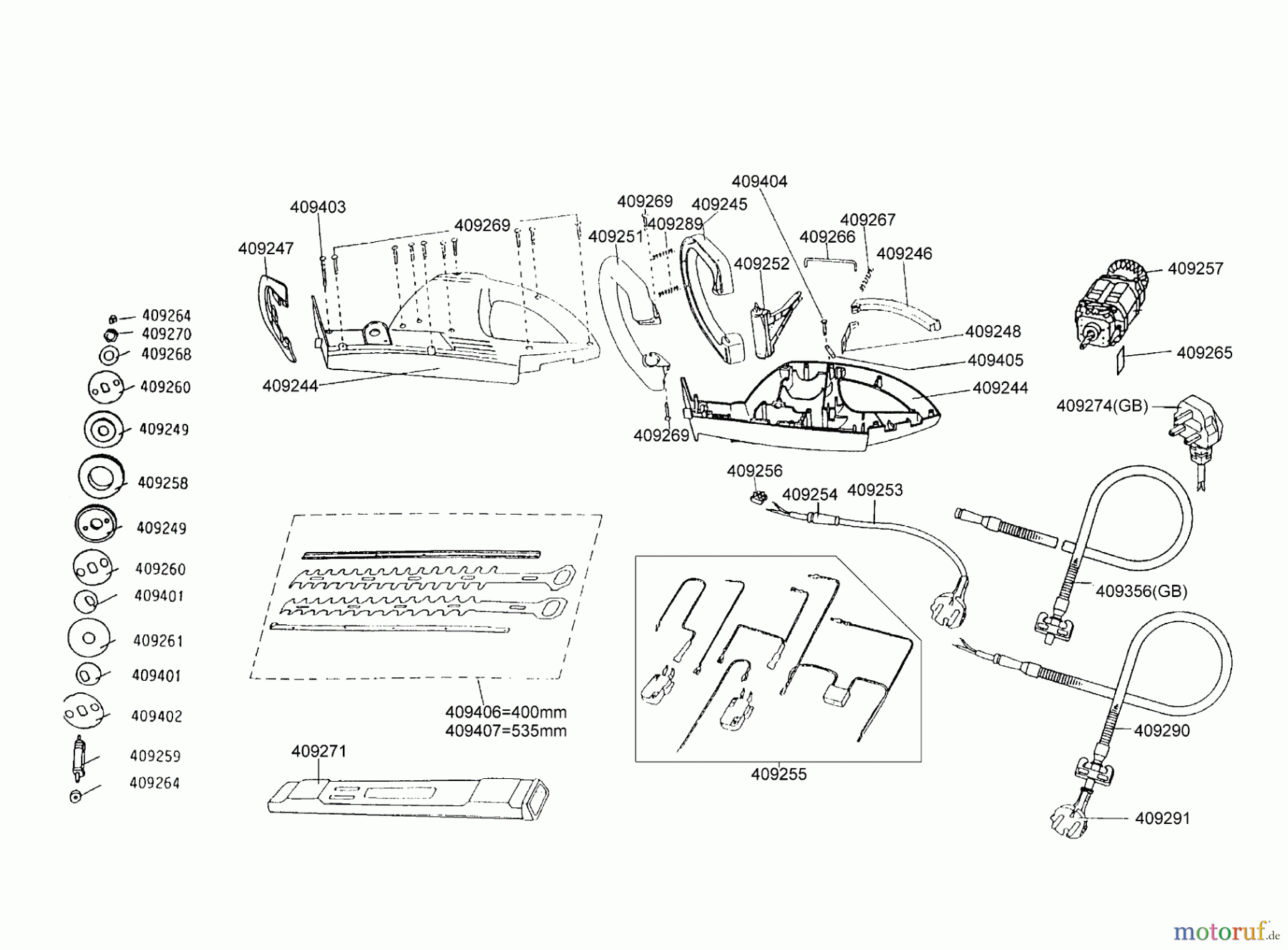  AL-KO Gartentechnik Heckenscheren HE 400 S  03/2000 Seite 1