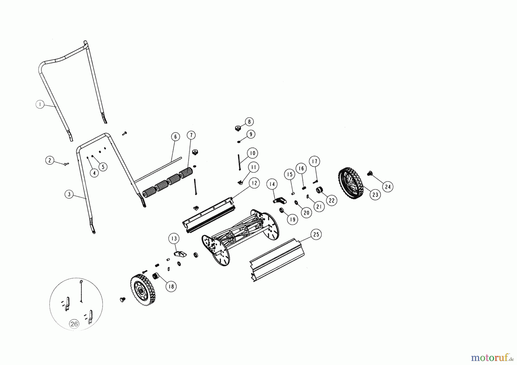  AL-KO Gartentechnik Handrasenmäher Classic 38-5 ab 01/2001 Seite 1