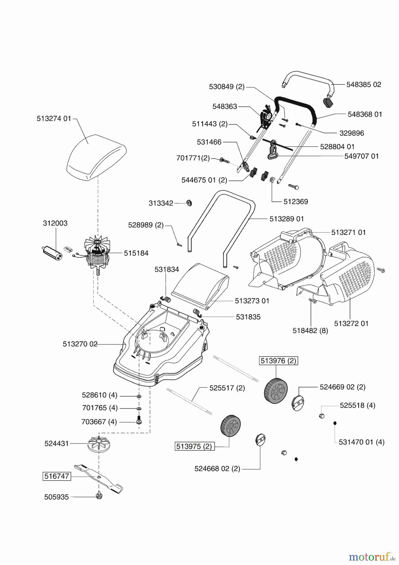  Top Garden Gartentechnik Elektrorasenmäher 3201 E ab 10/2001 Seite 1