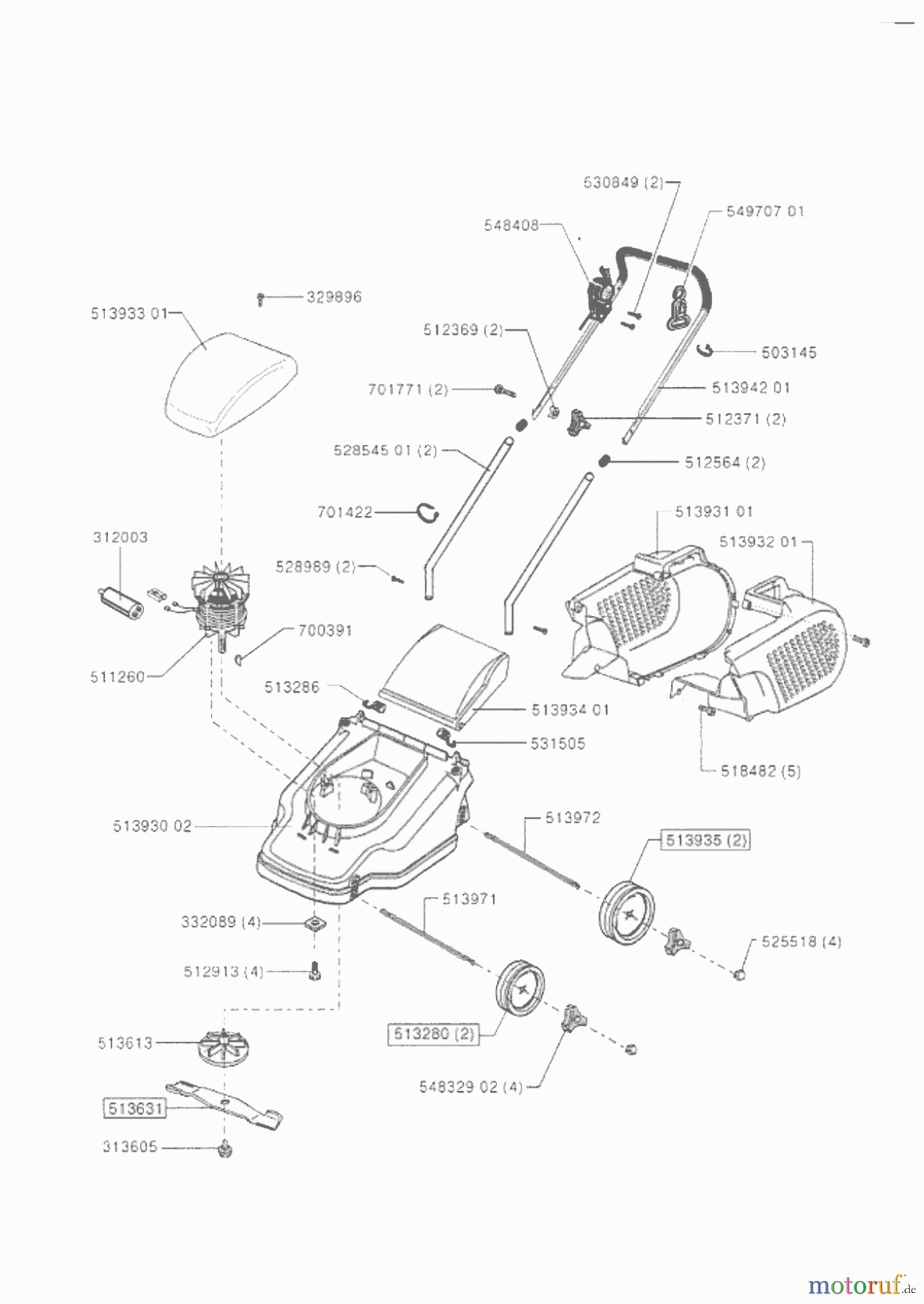  GardensBest Gartentechnik Elektrorasenmäher 1238 EP  11/2001 - 12/2002 Seite 1