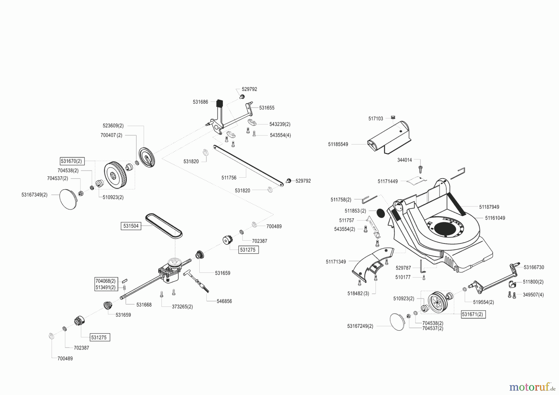  Fleurelle Gartentechnik Benzinrasenmäher BA 471 11/2002 - 03/2003 Seite 1