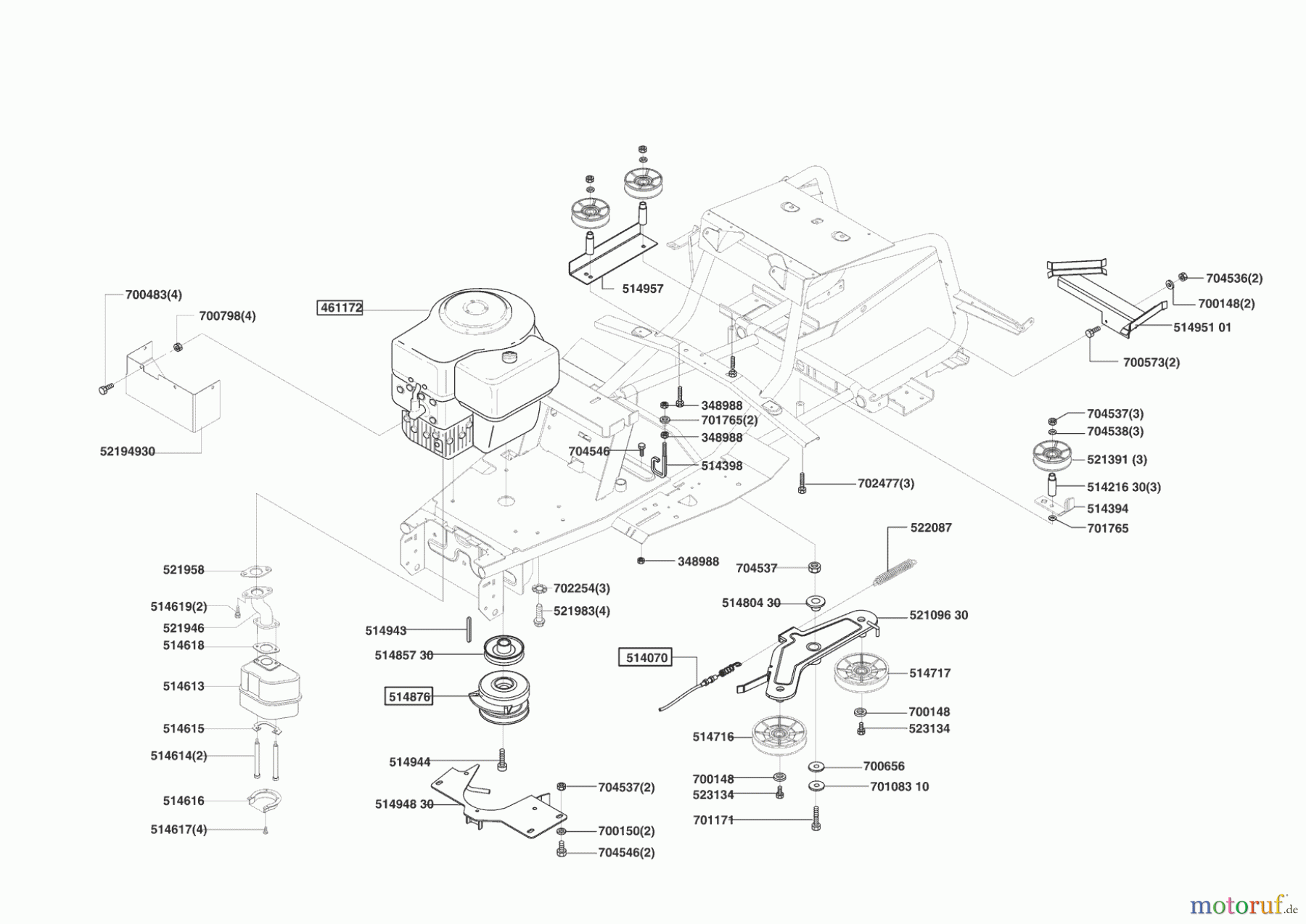  AL-KO Gartentechnik Rasentraktor Comfort T 1000 04/2004 - 12/2004 Seite 4