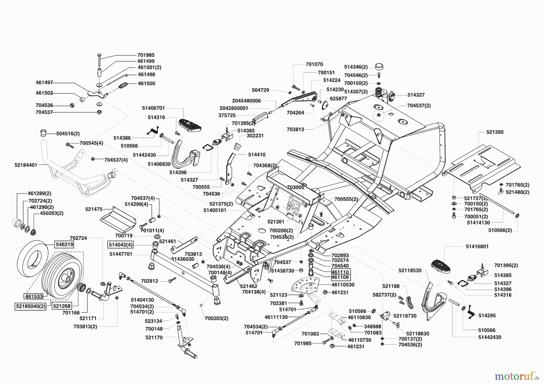  AL-KO Gartentechnik Rasentraktor HERITAGE RS 14/82  10/2005 Seite 2