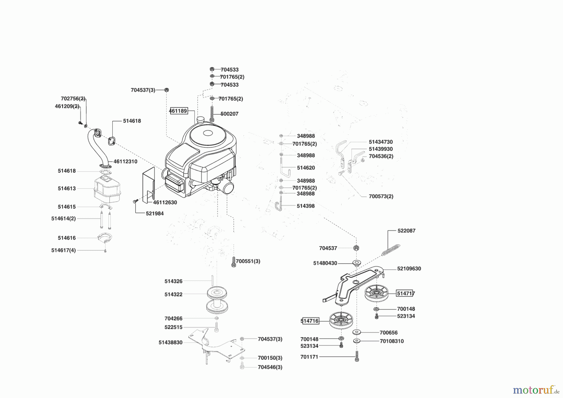  Mr. Gardener Gartentechnik Rasentraktor B 125/74 12/2005 - 11/2006 Seite 4