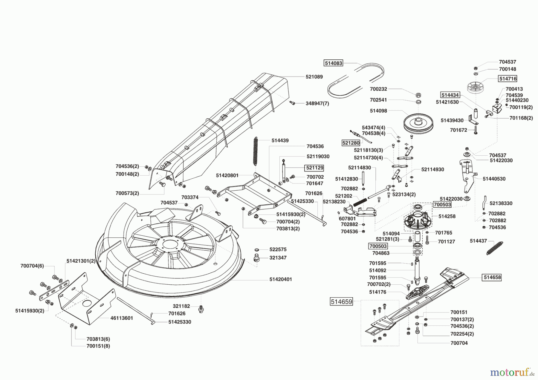  Powerline Gartentechnik Rasentraktor T 13-82 HD 01/2006 - 09/2007 Seite 5