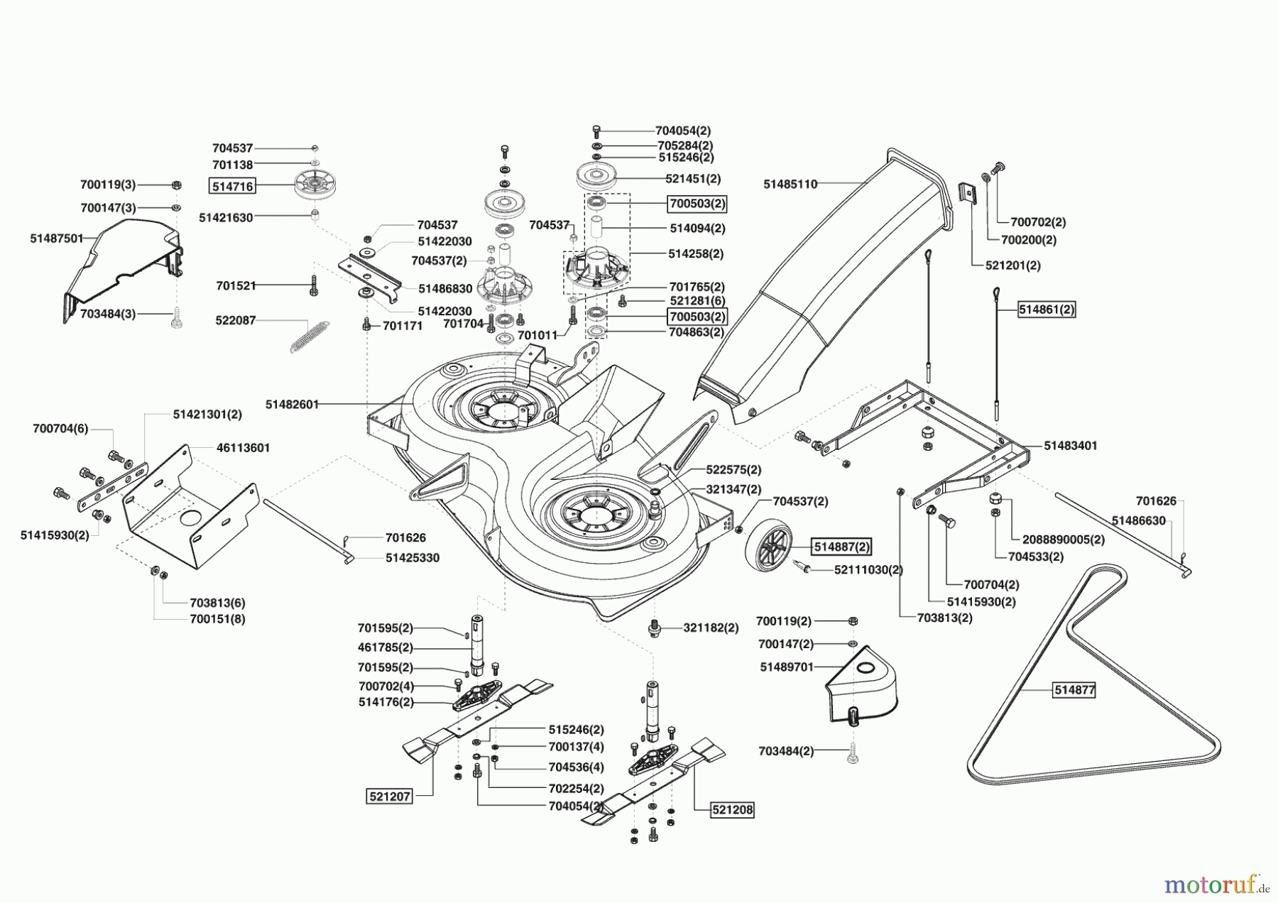  AL-KO Gartentechnik Rasentraktor COMFORT T 1000 HD ab 01/2007 Seite 5